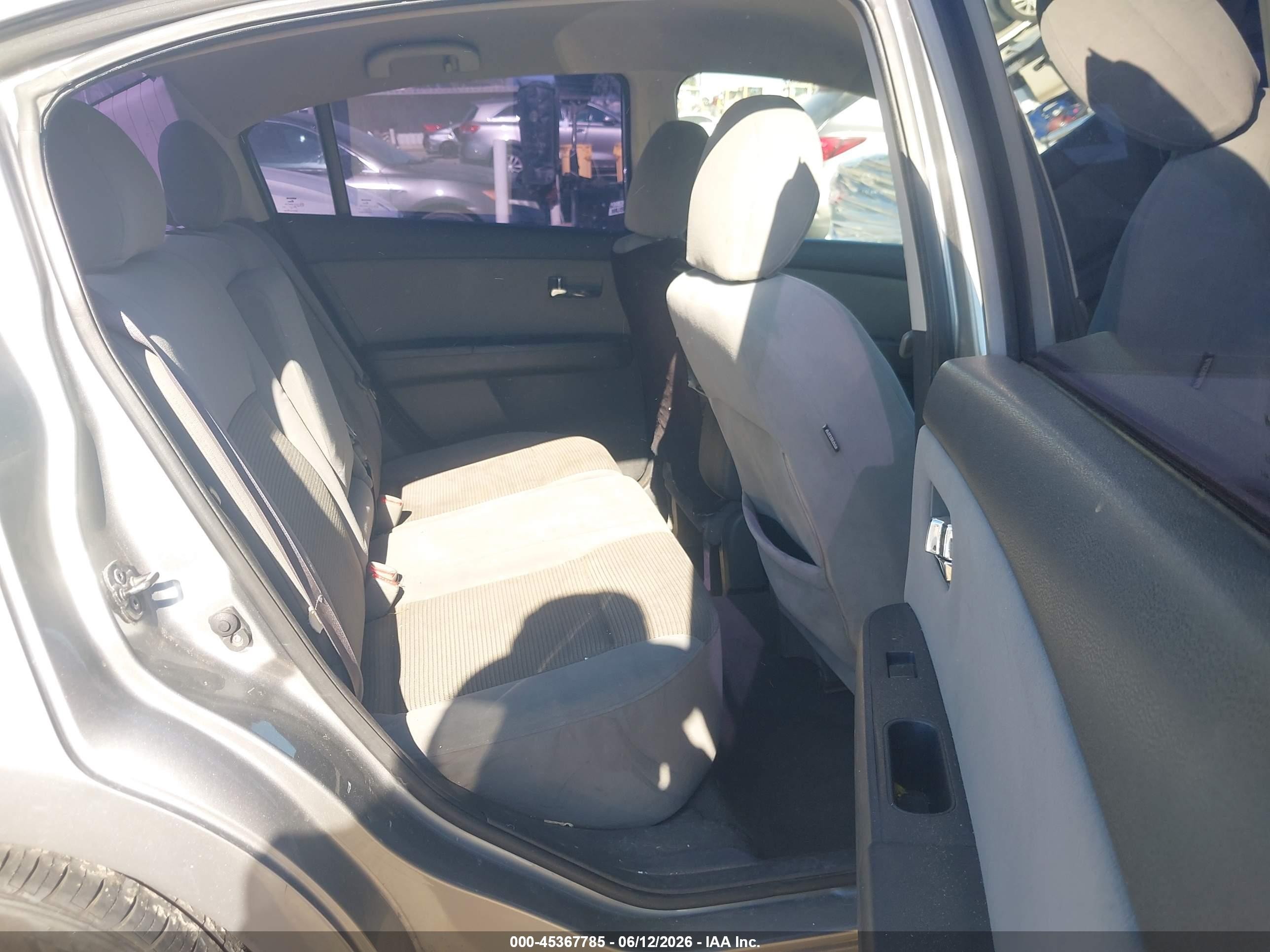 2012 Nissan Sentra 2.0 S Gray vin: 3N1AB6AP5CL716139