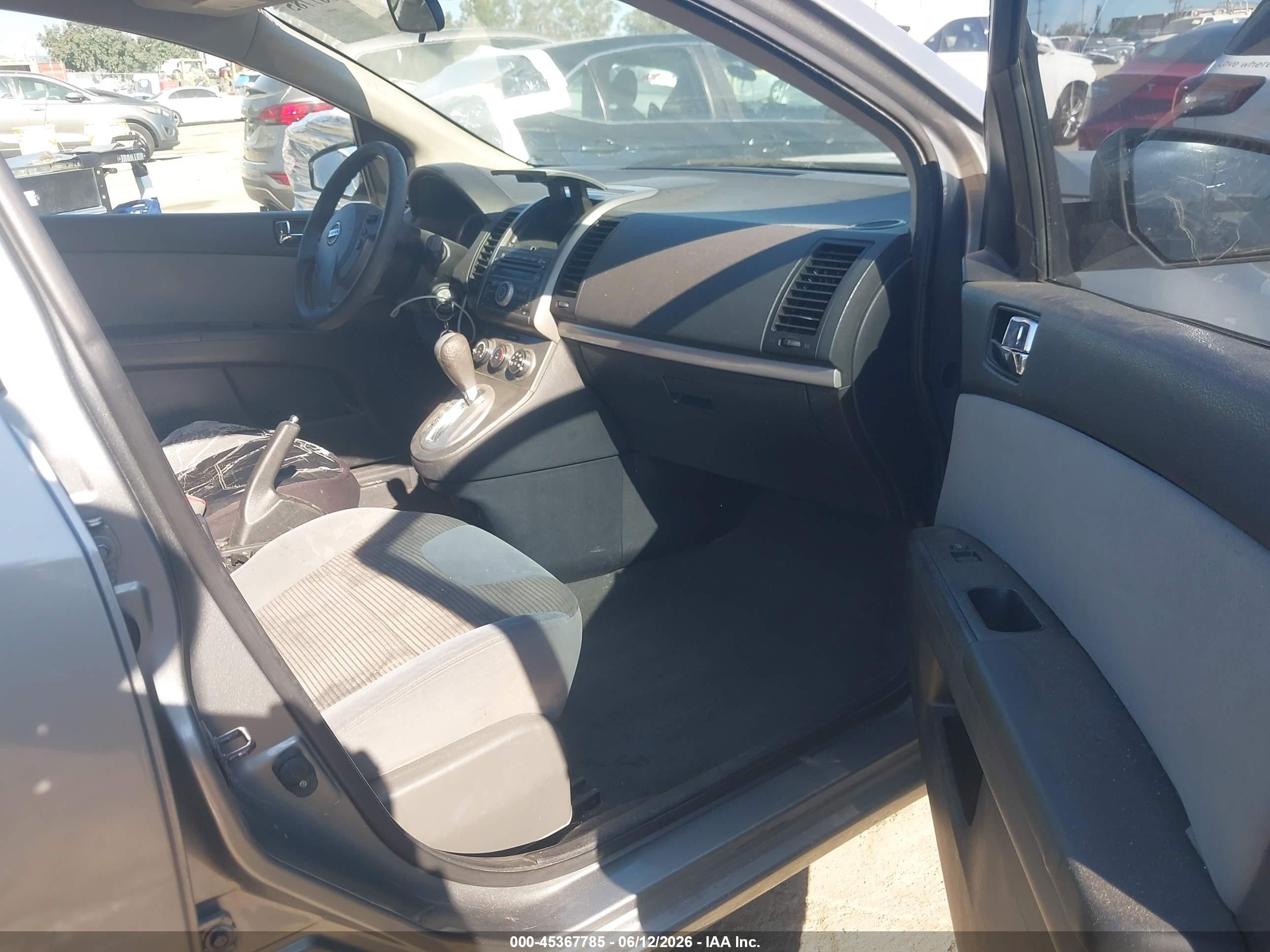 2012 Nissan Sentra 2.0 S Gray vin: 3N1AB6AP5CL716139