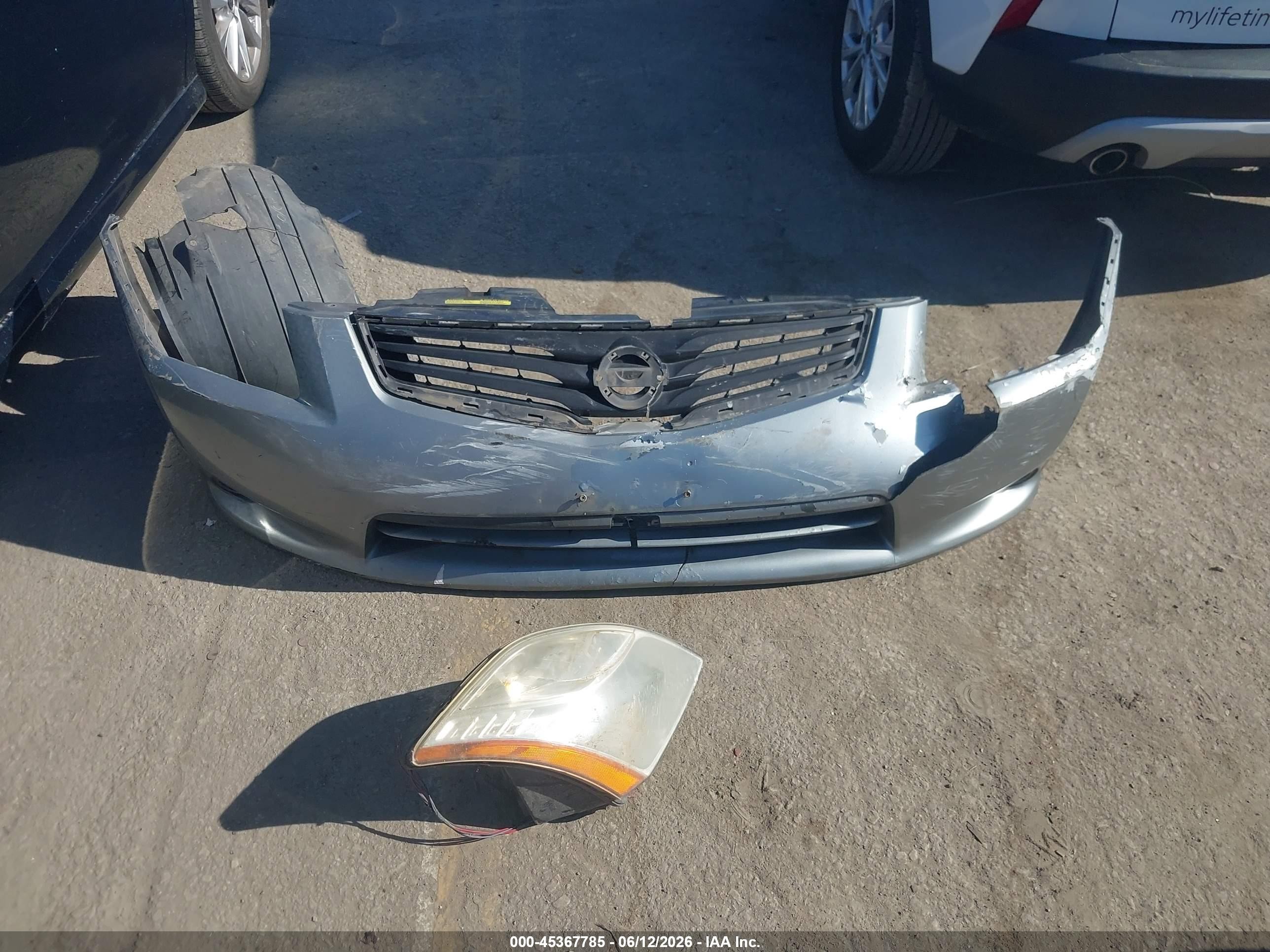 2012 Nissan Sentra 2.0 S Gray vin: 3N1AB6AP5CL716139