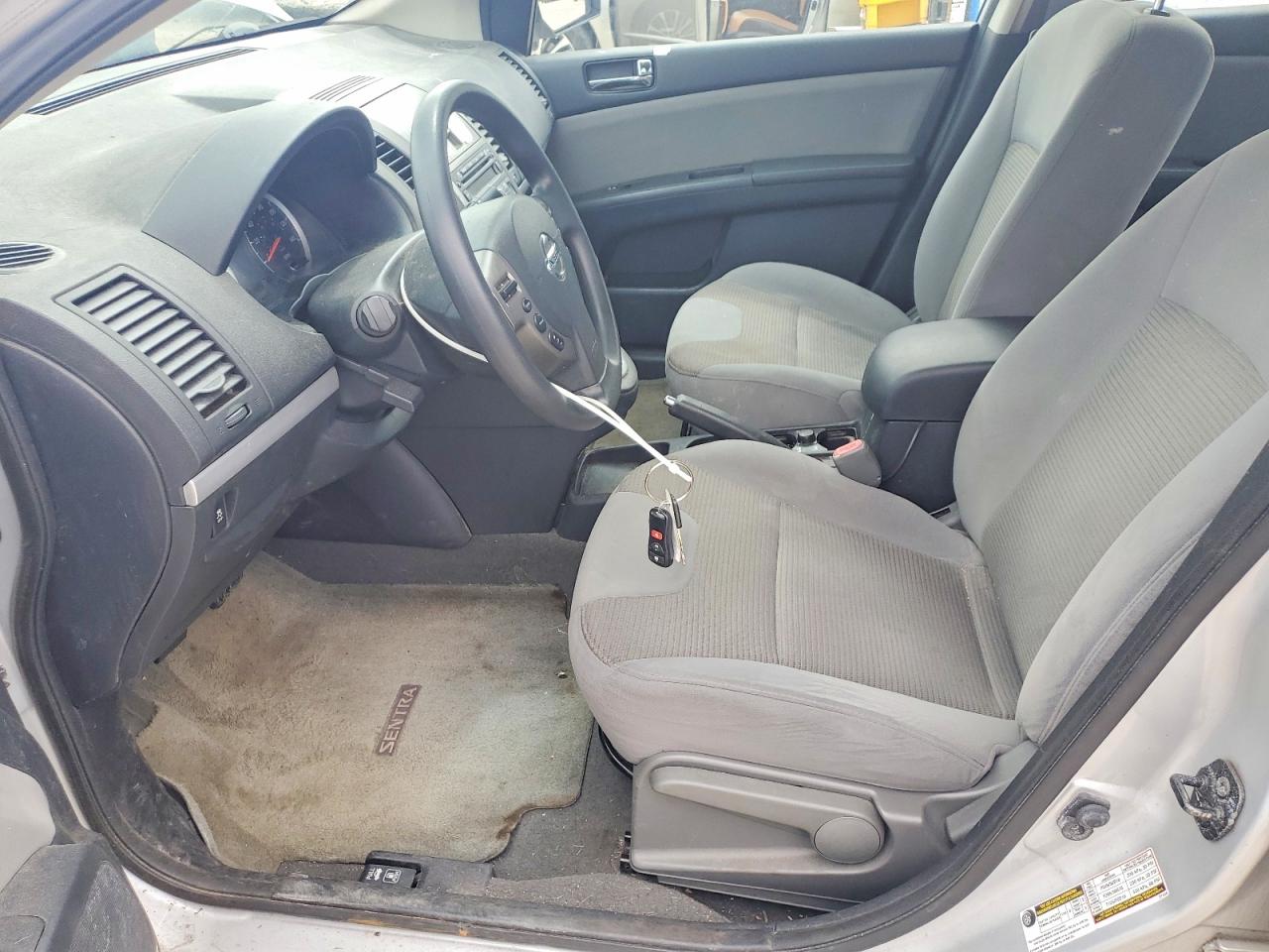 2012 Nissan Sentra 2.0 Silver vin: 3N1AB6AP5CL717095