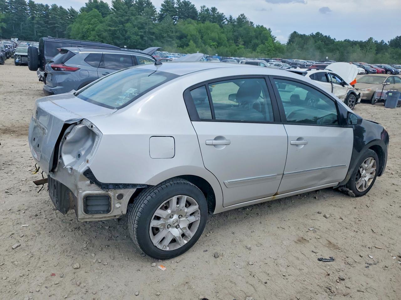 2012 Nissan Sentra 2.0 Silver vin: 3N1AB6AP5CL717095
