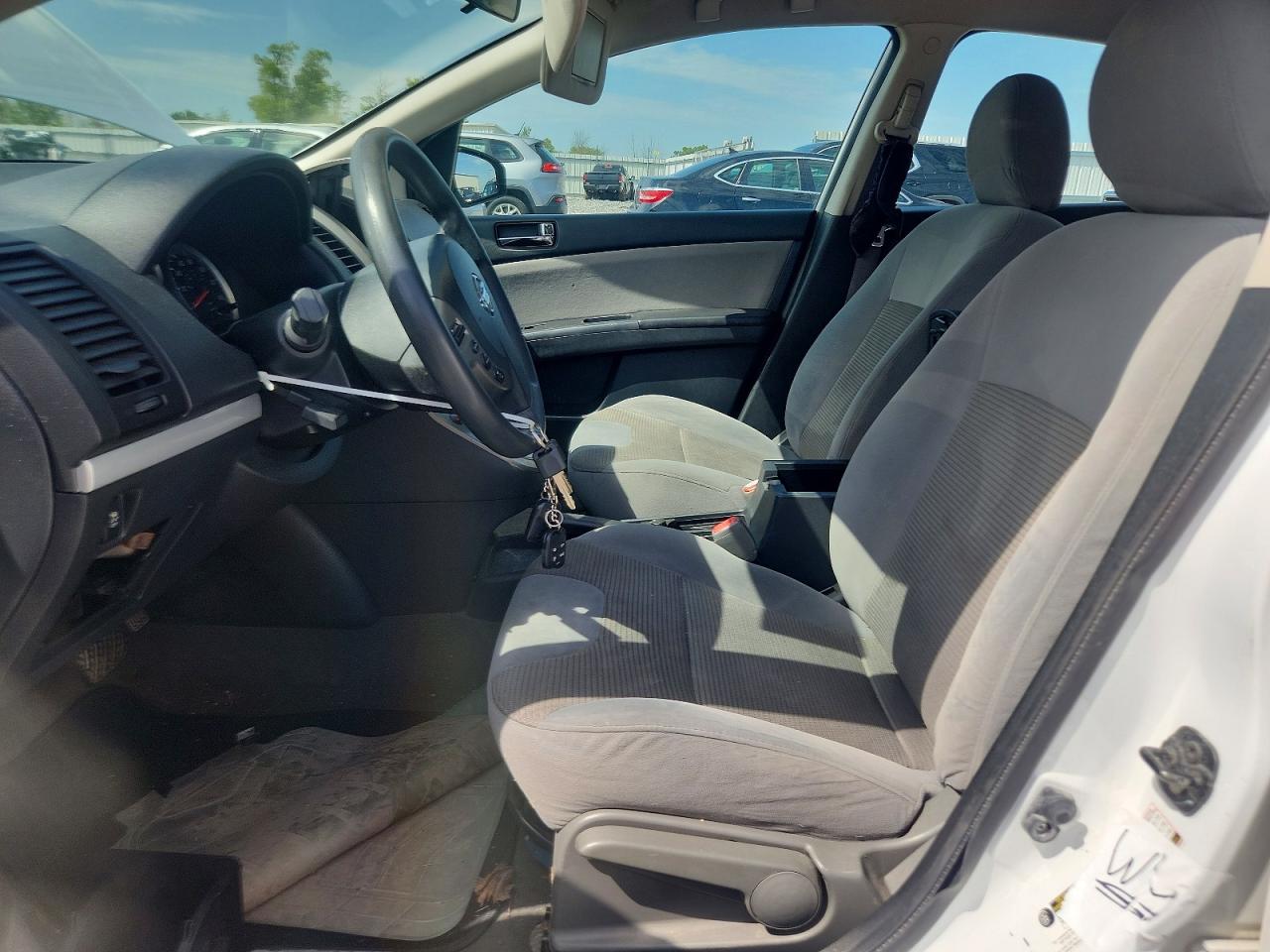 2012 Nissan Sentra White vin: 3N1AB6AP5CL718196