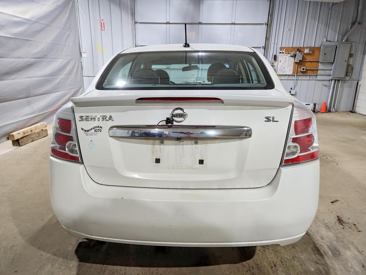 2012 Nissan Sentra 2.0 White vin: 3N1AB6AP5CL727299