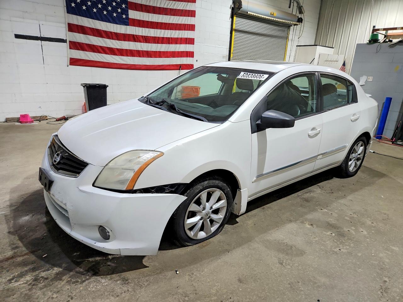2012 Nissan Sentra 2.0 White vin: 3N1AB6AP5CL727299