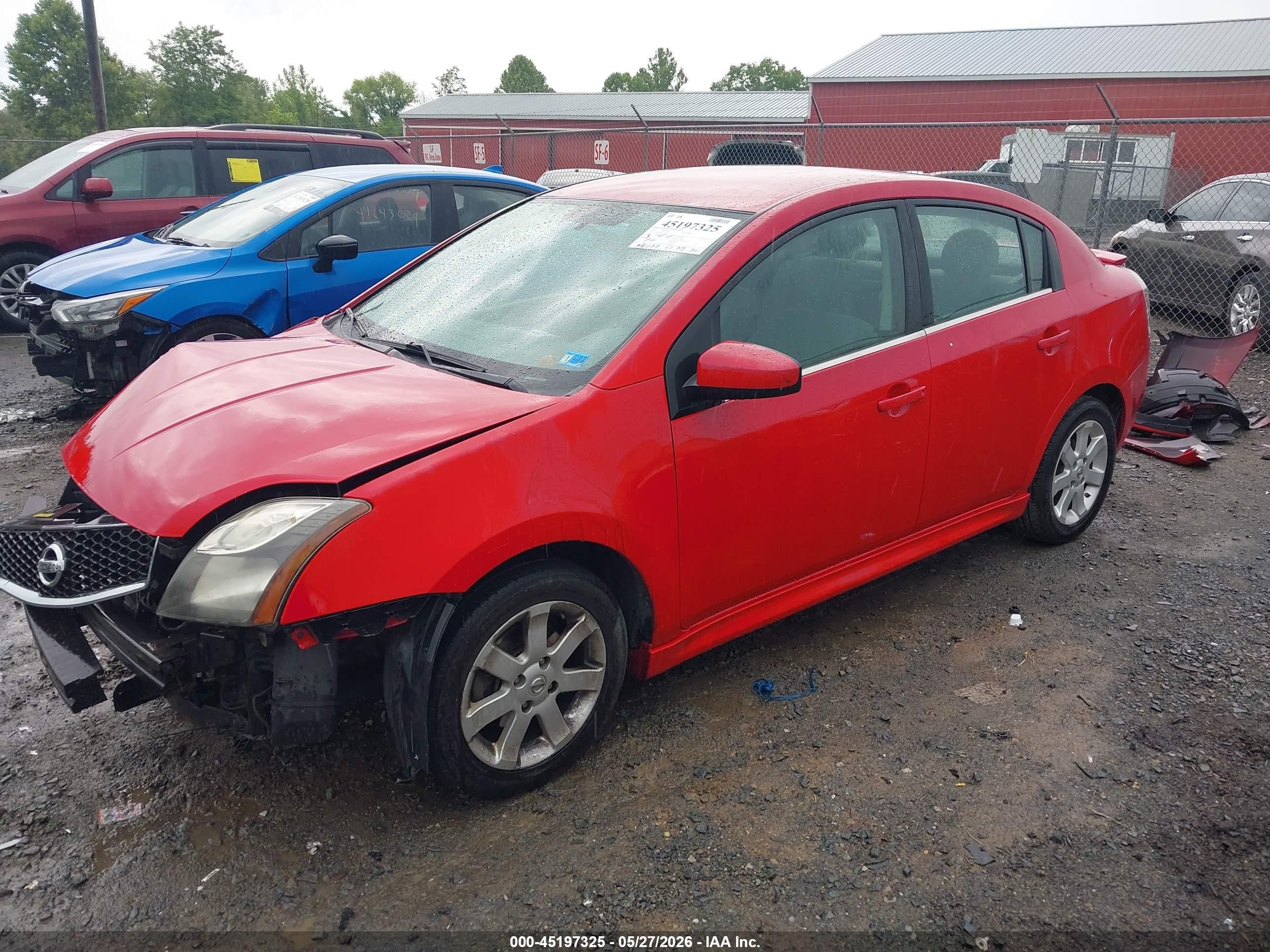 2012 Nissan Sentra 2.0 Sr Red vin: 3N1AB6AP5CL730185