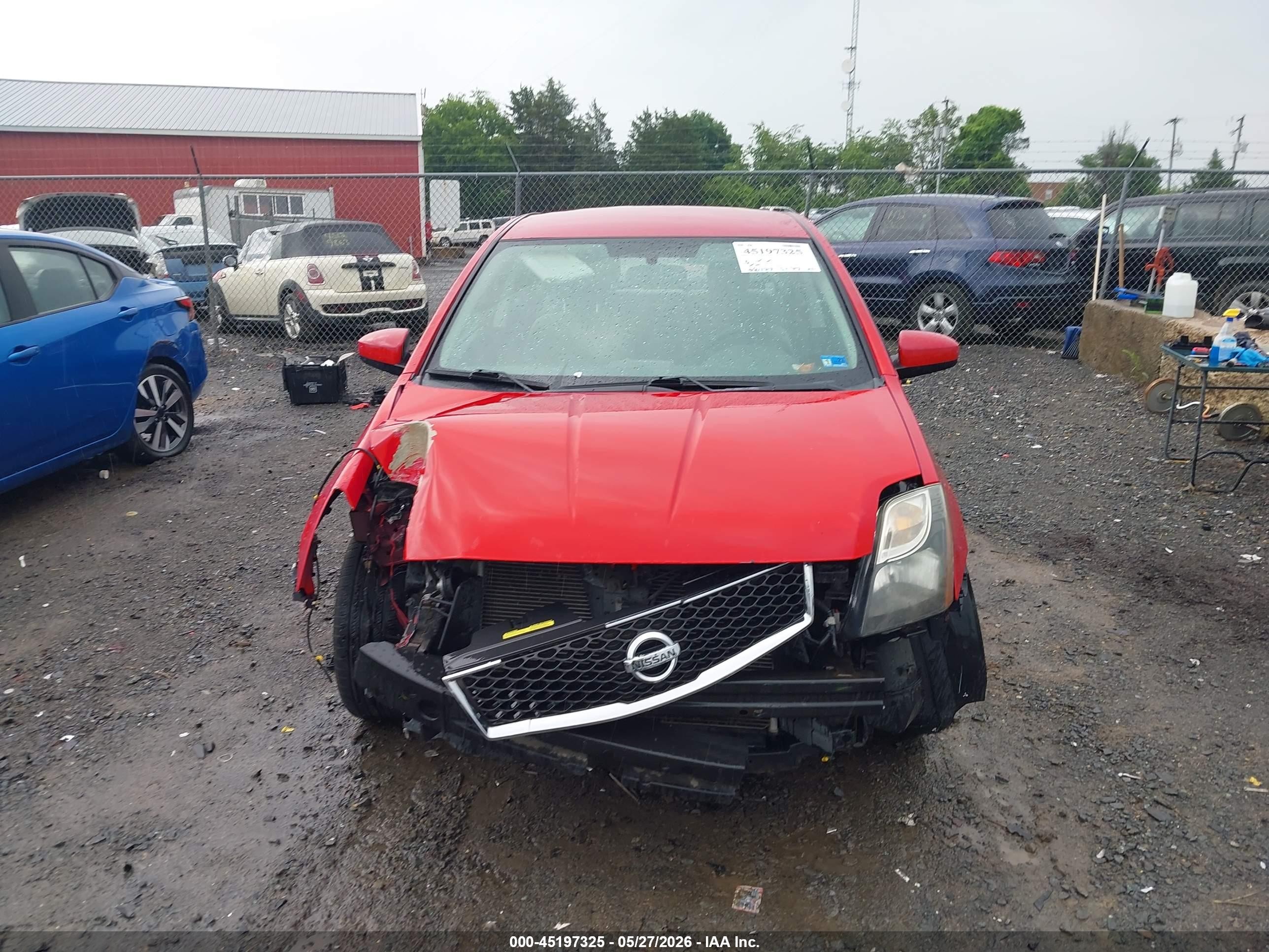 2012 Nissan Sentra 2.0 Sr Red vin: 3N1AB6AP5CL730185