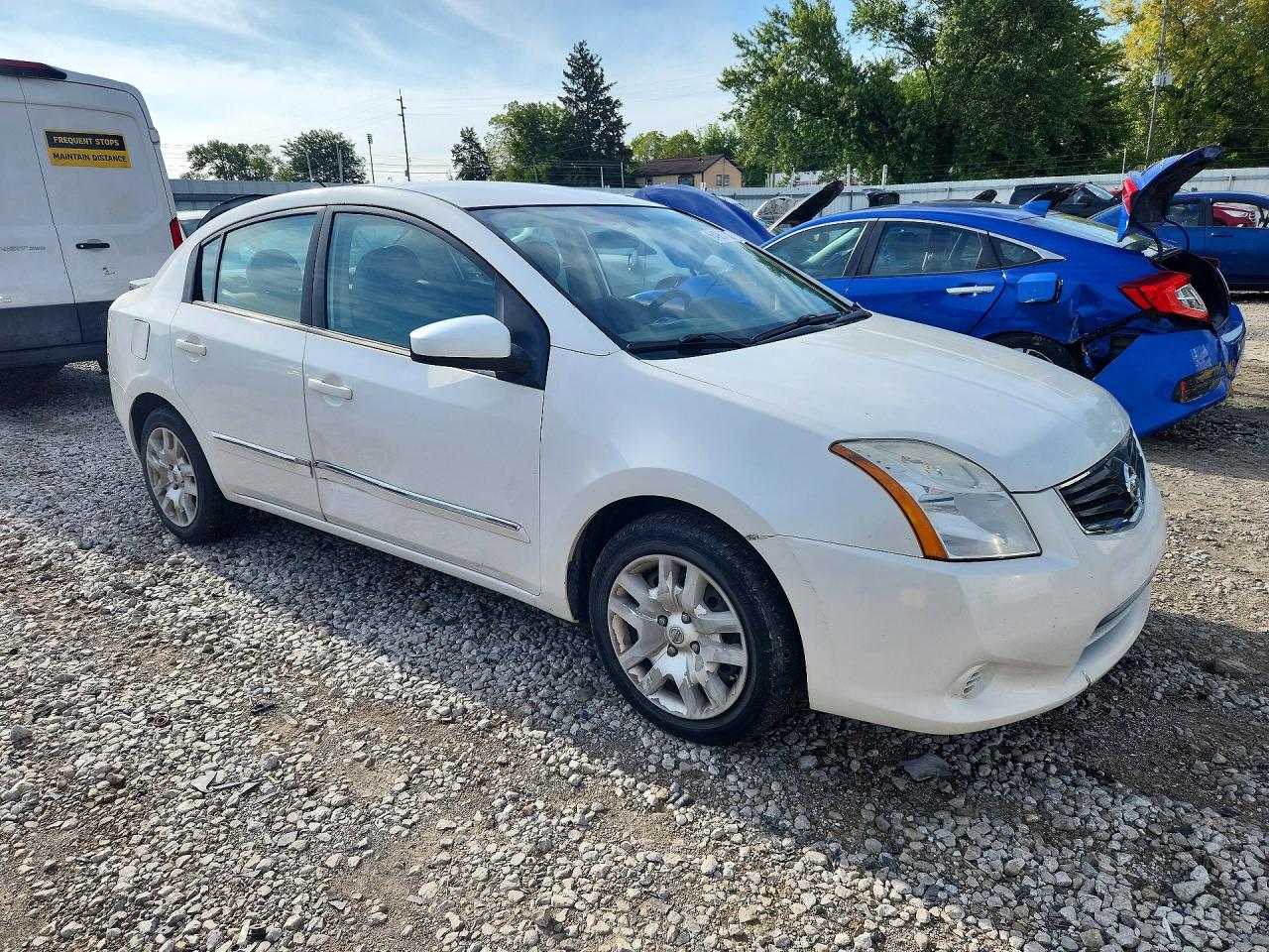 2012 Nissan Sentra 2.0 White vin: 3N1AB6AP5CL730560