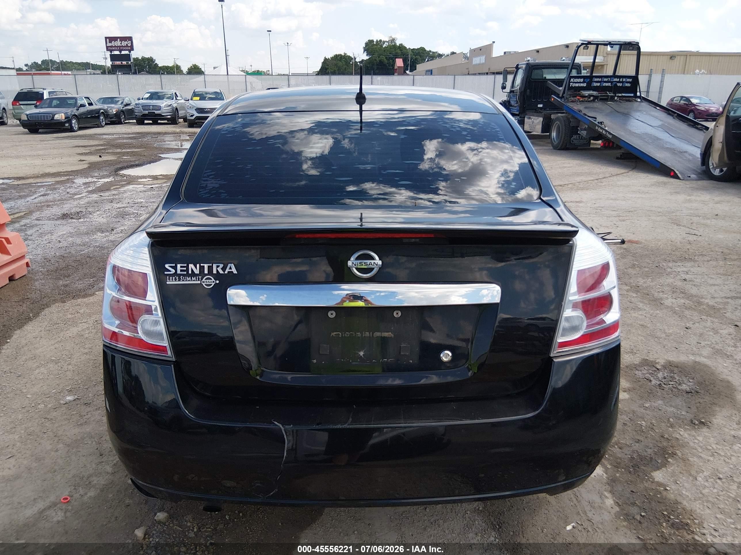 2012 Nissan Sentra 2.0 S Черный vin: 3N1AB6AP5CL737136