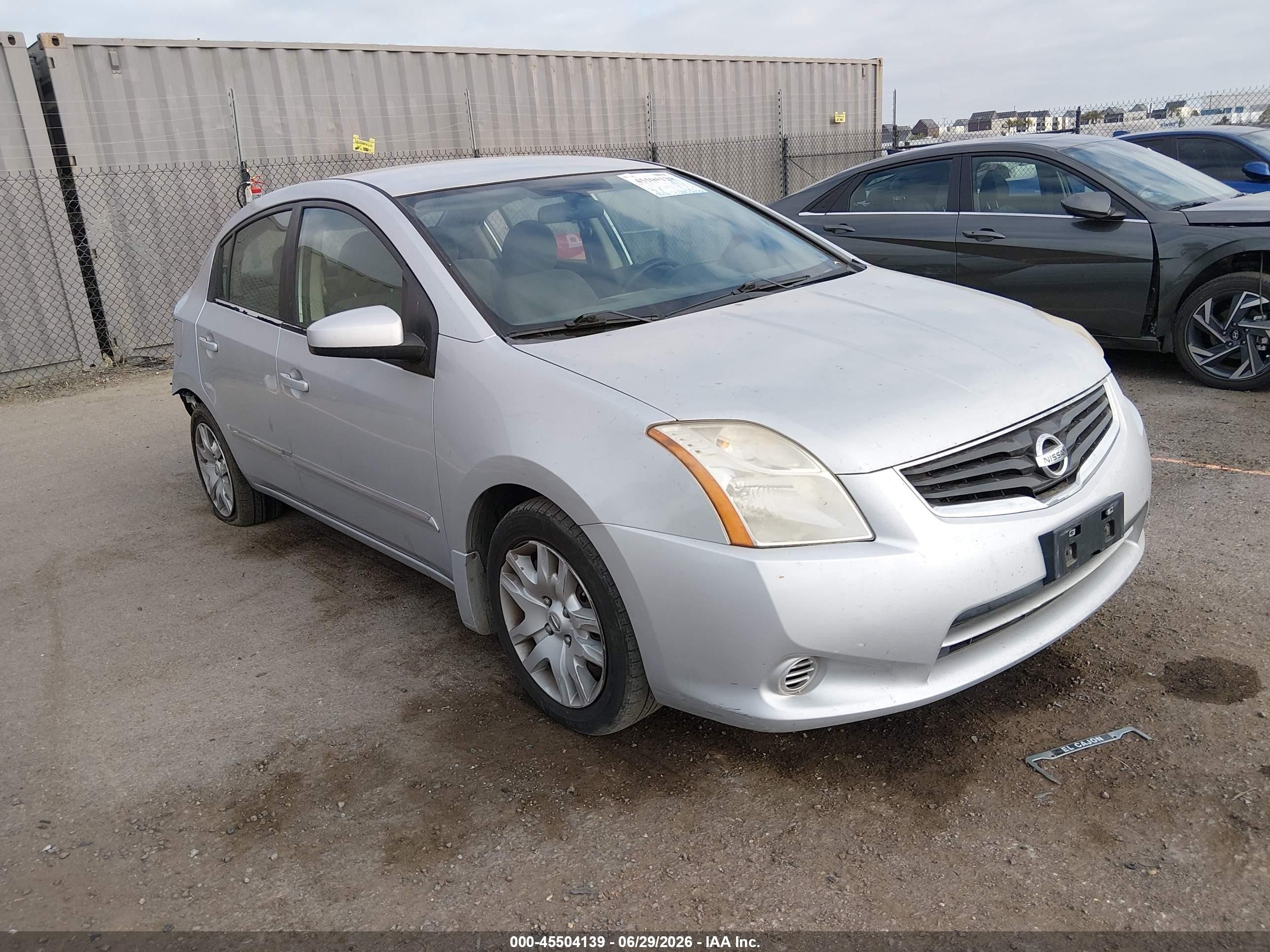 2012 Nissan Sentra 2.0 S Gray vin: 3N1AB6AP5CL749139