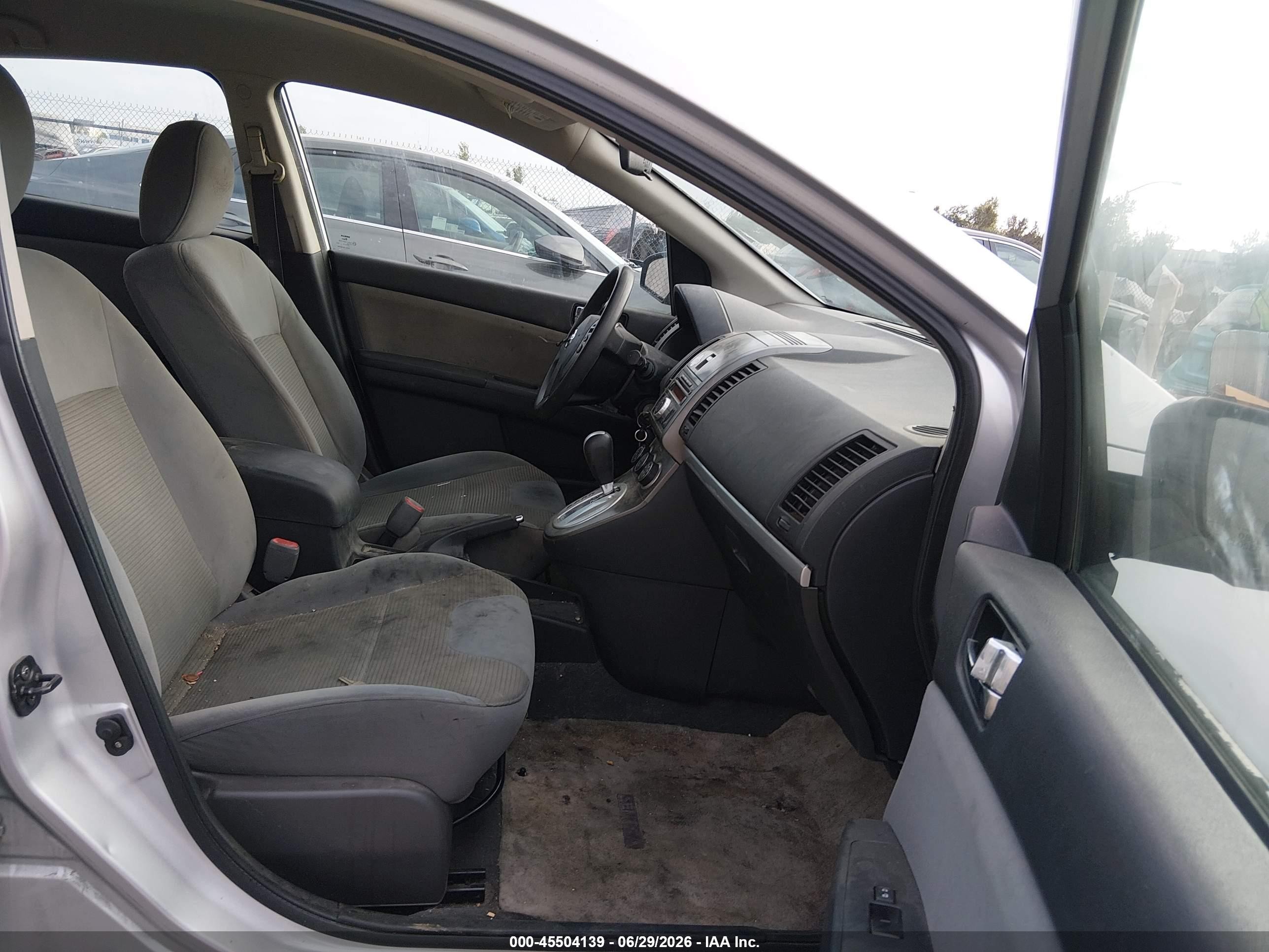 2012 Nissan Sentra 2.0 S Gray vin: 3N1AB6AP5CL749139