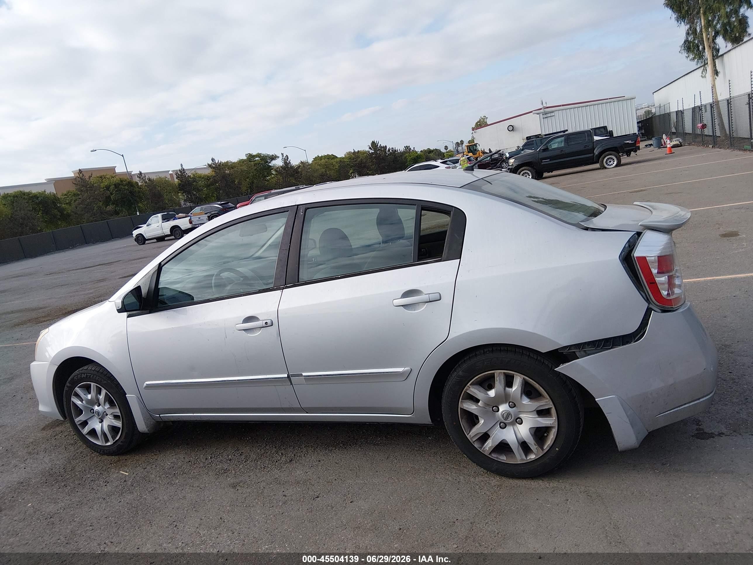 2012 Nissan Sentra 2.0 S Gray vin: 3N1AB6AP5CL749139