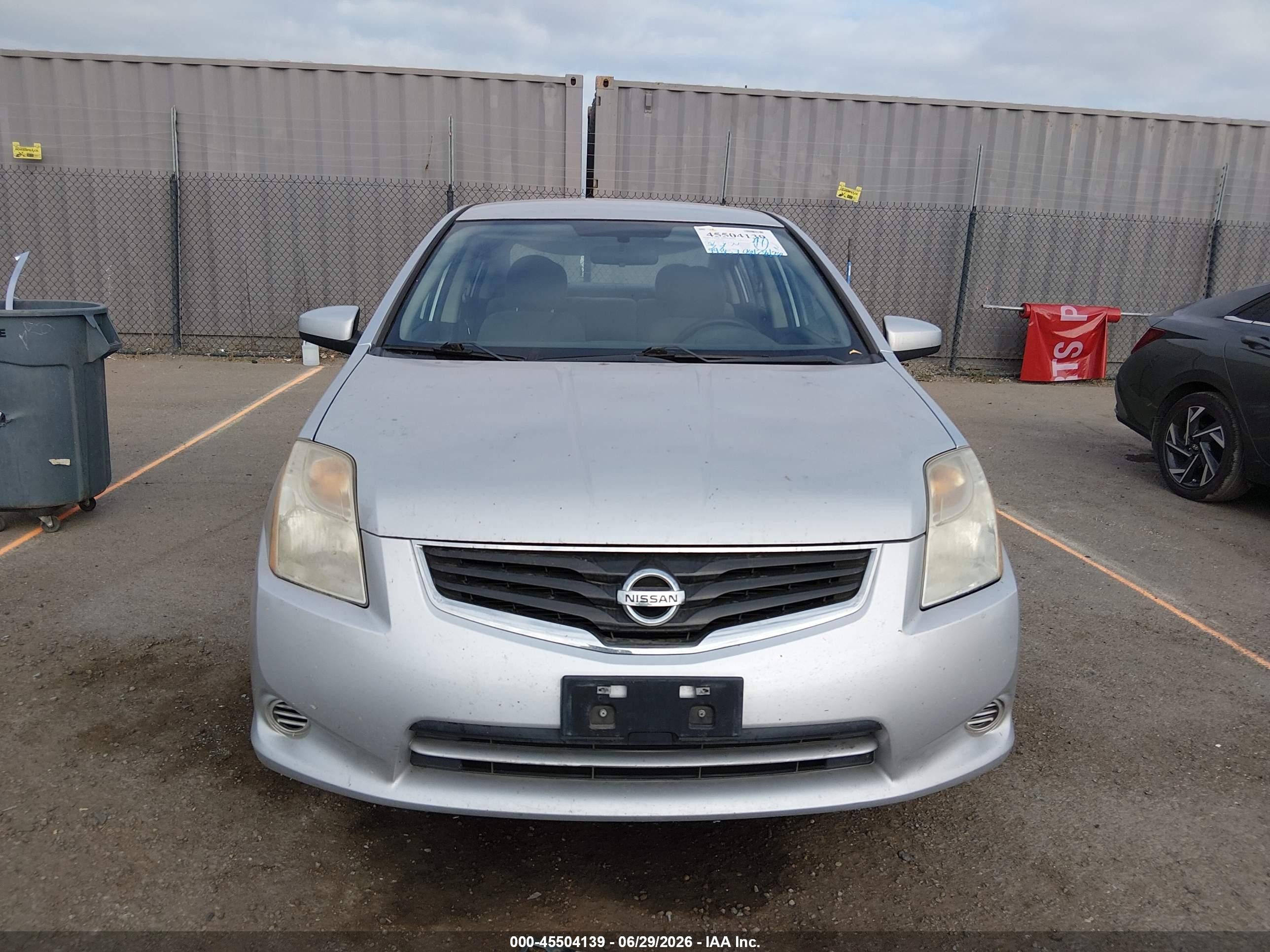 2012 Nissan Sentra 2.0 S Gray vin: 3N1AB6AP5CL749139