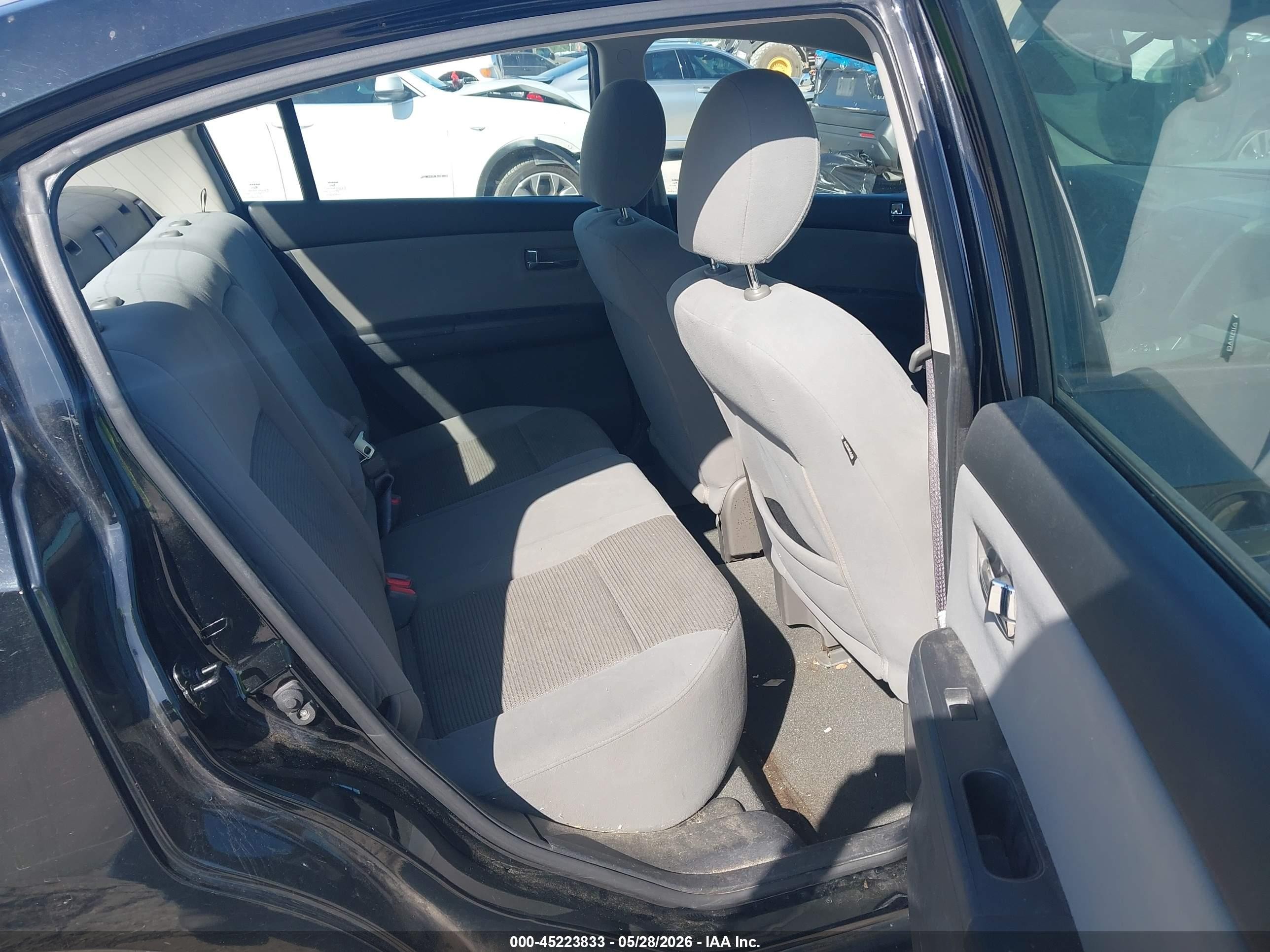 2012 Nissan Sentra 2.0 S Black vin: 3N1AB6AP5CL763090