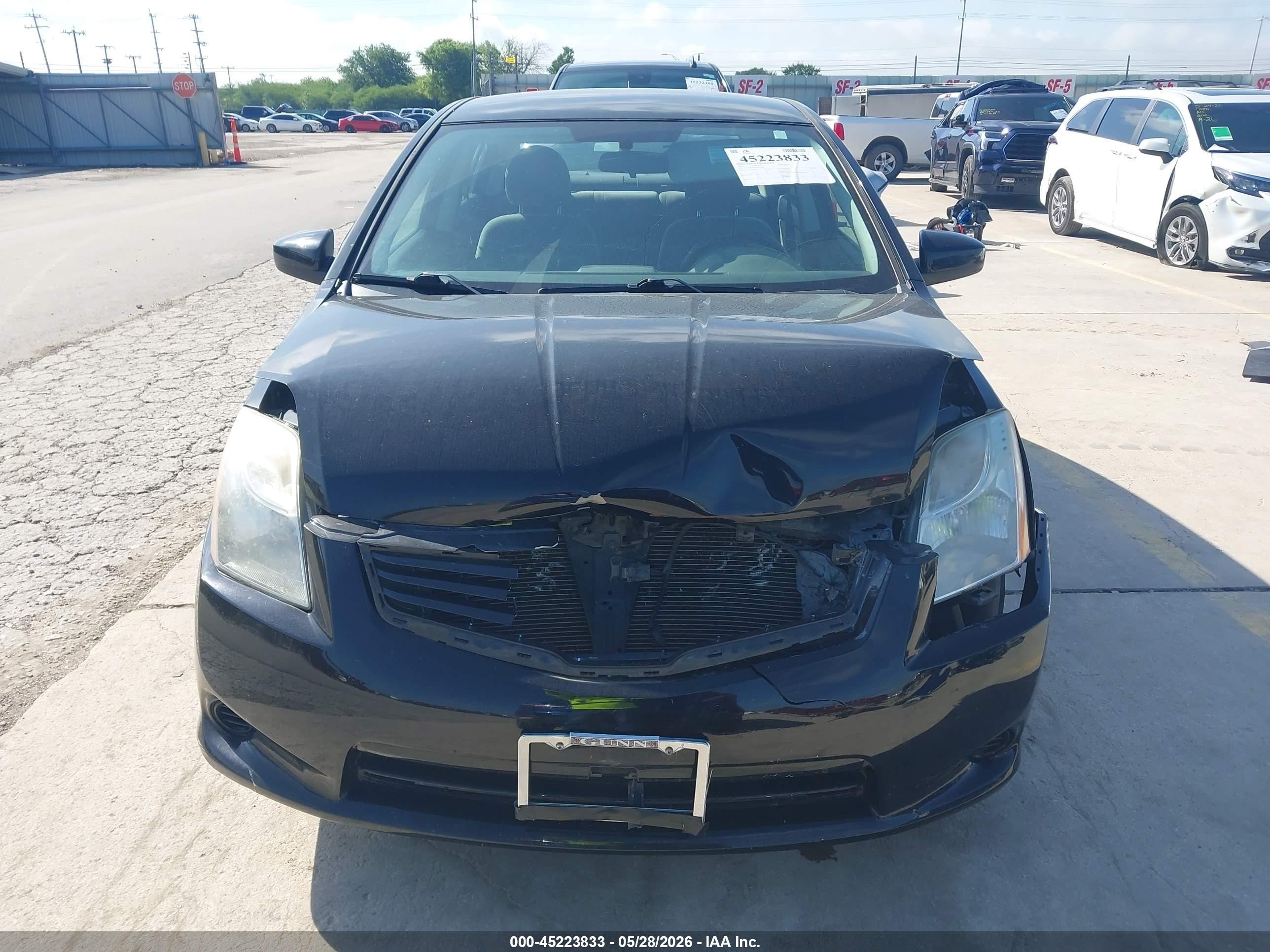 2012 Nissan Sentra 2.0 S Black vin: 3N1AB6AP5CL763090