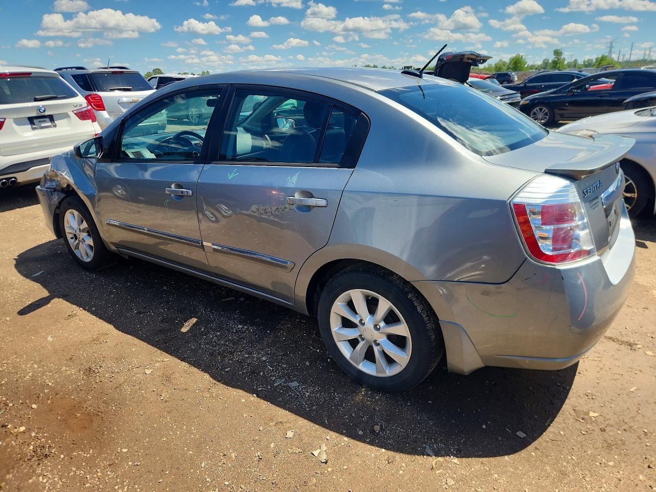 2012 Nissan Sentra 2.0 Silver vin: 3N1AB6AP5CL766183