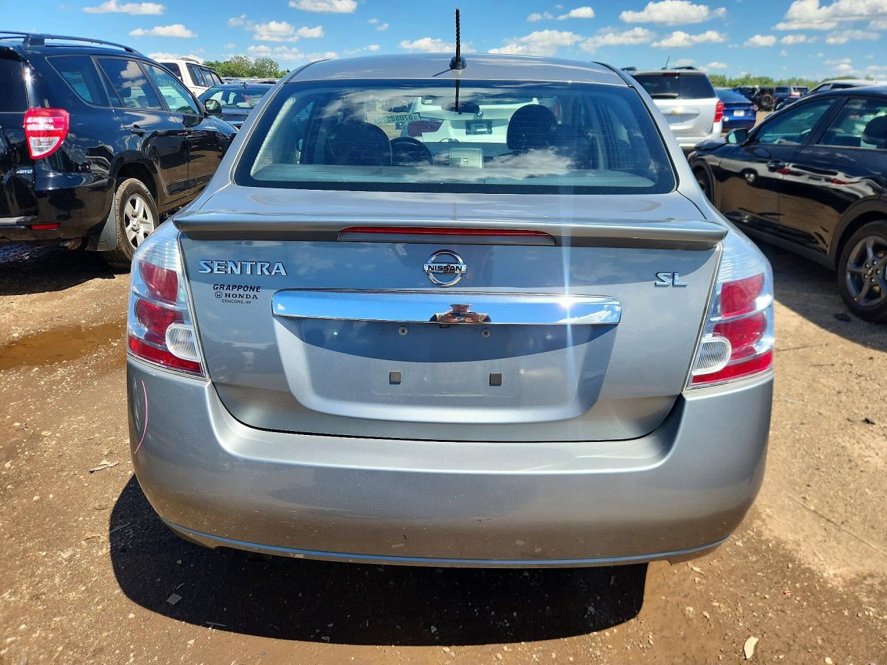 2012 Nissan Sentra 2.0 Silver vin: 3N1AB6AP5CL766183