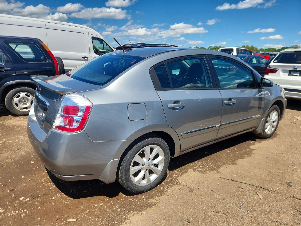 2012 Nissan Sentra 2.0 Silver vin: 3N1AB6AP5CL766183