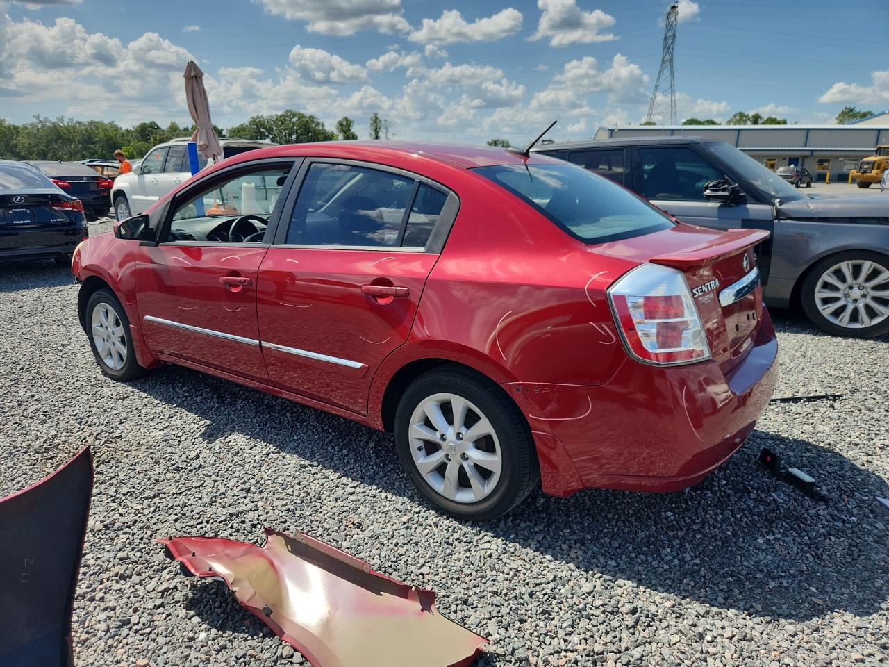 2012 Nissan Sentra 2.0 Red vin: 3N1AB6AP5CL782934