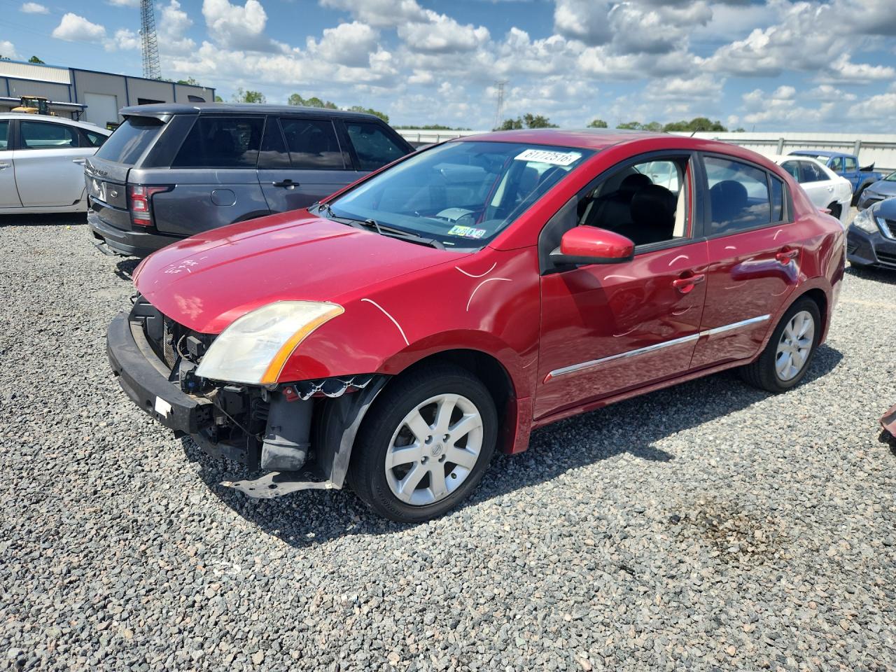 2012 Nissan Sentra 2.0 Red vin: 3N1AB6AP5CL782934