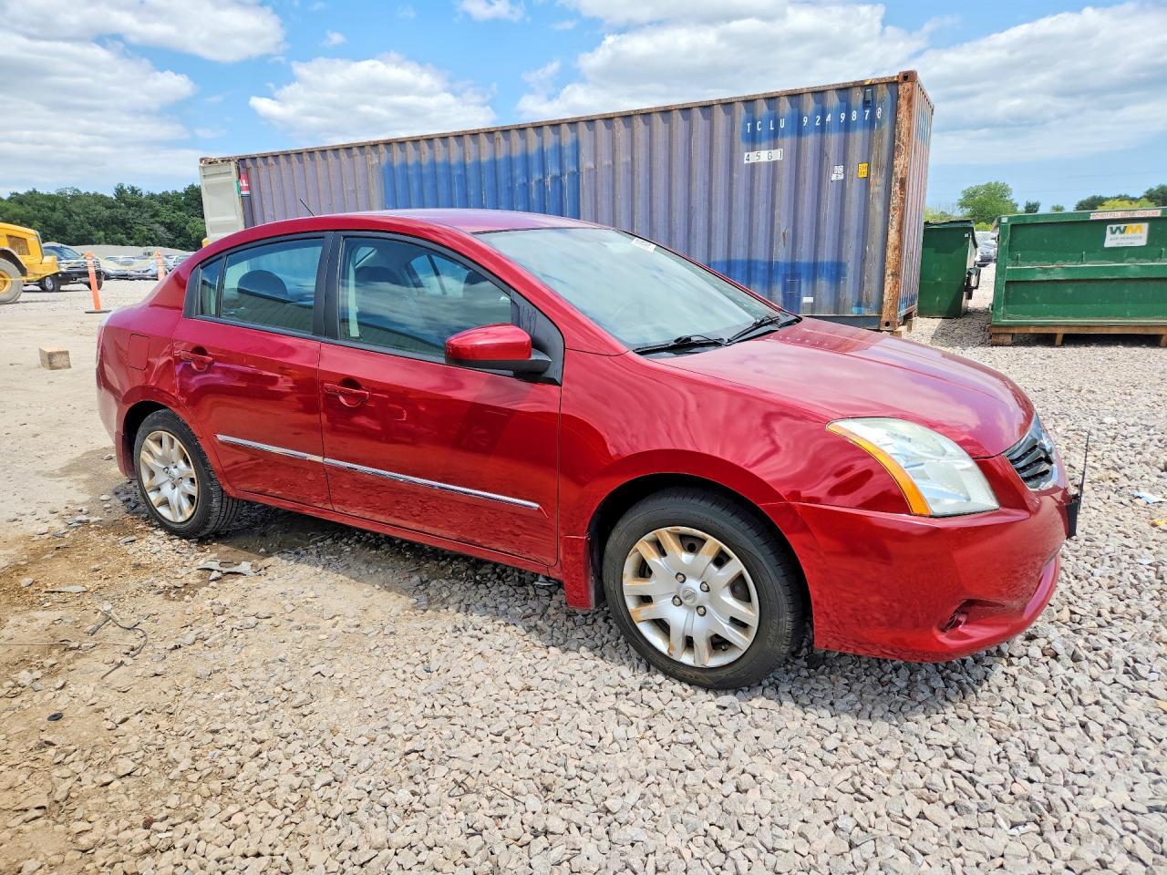 2010 Nissan Sentra 2.0 Red vin: 3N1AB6AP6AL604821