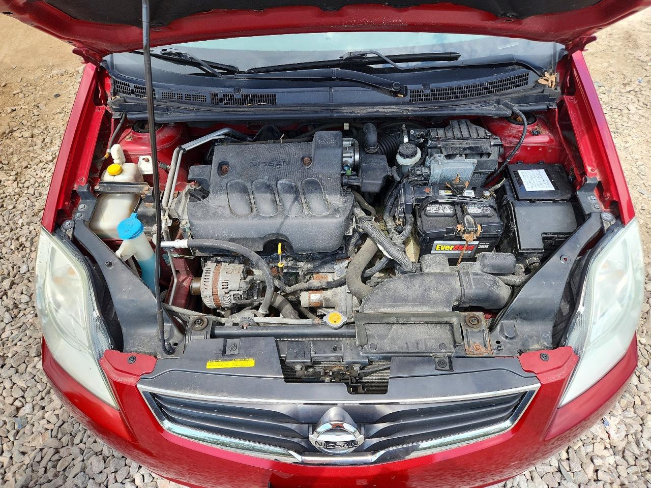 2010 Nissan Sentra 2.0 Red vin: 3N1AB6AP6AL604821