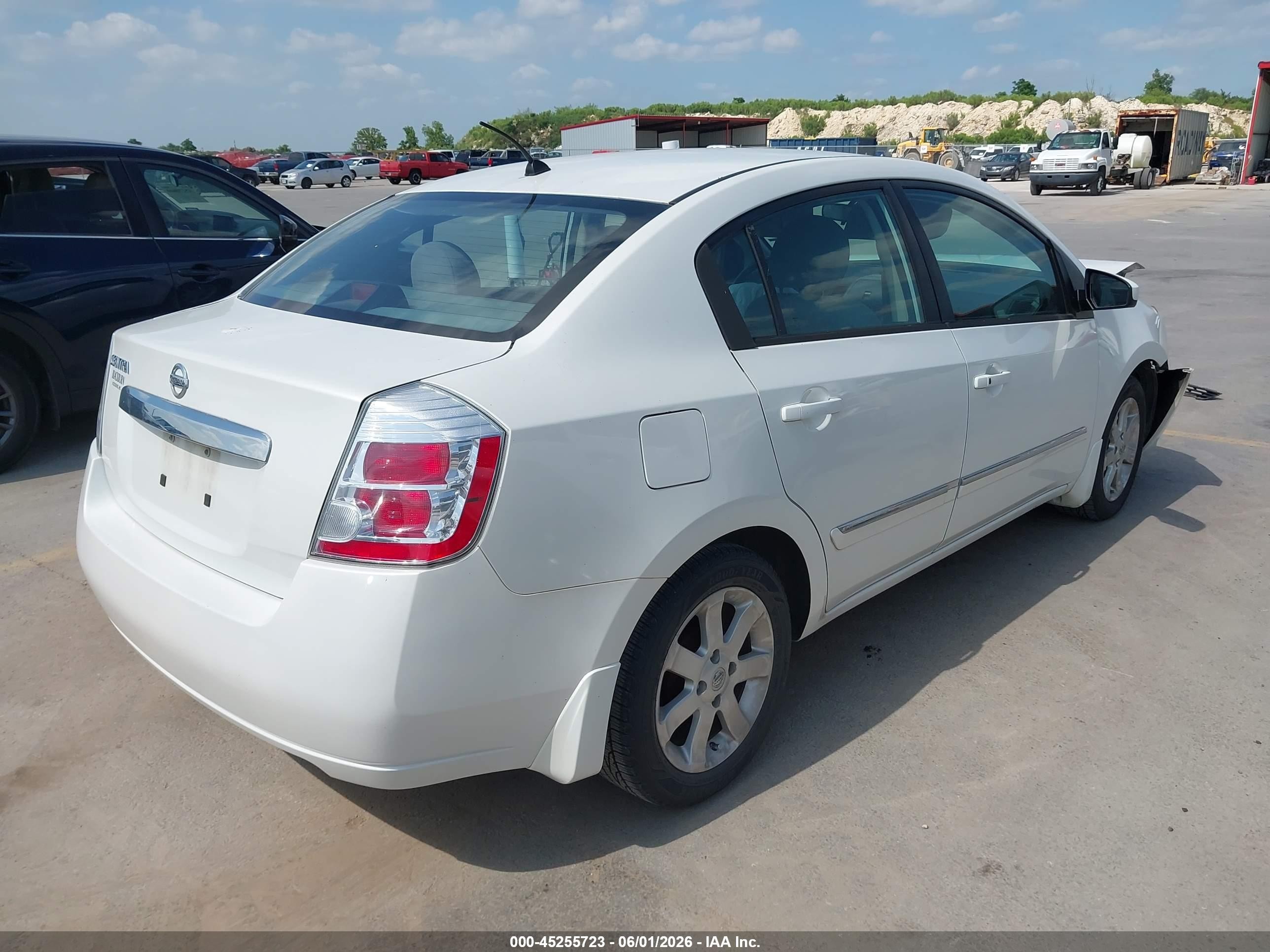 2010 Nissan Sentra 2.0s White vin: 3N1AB6AP6AL630335