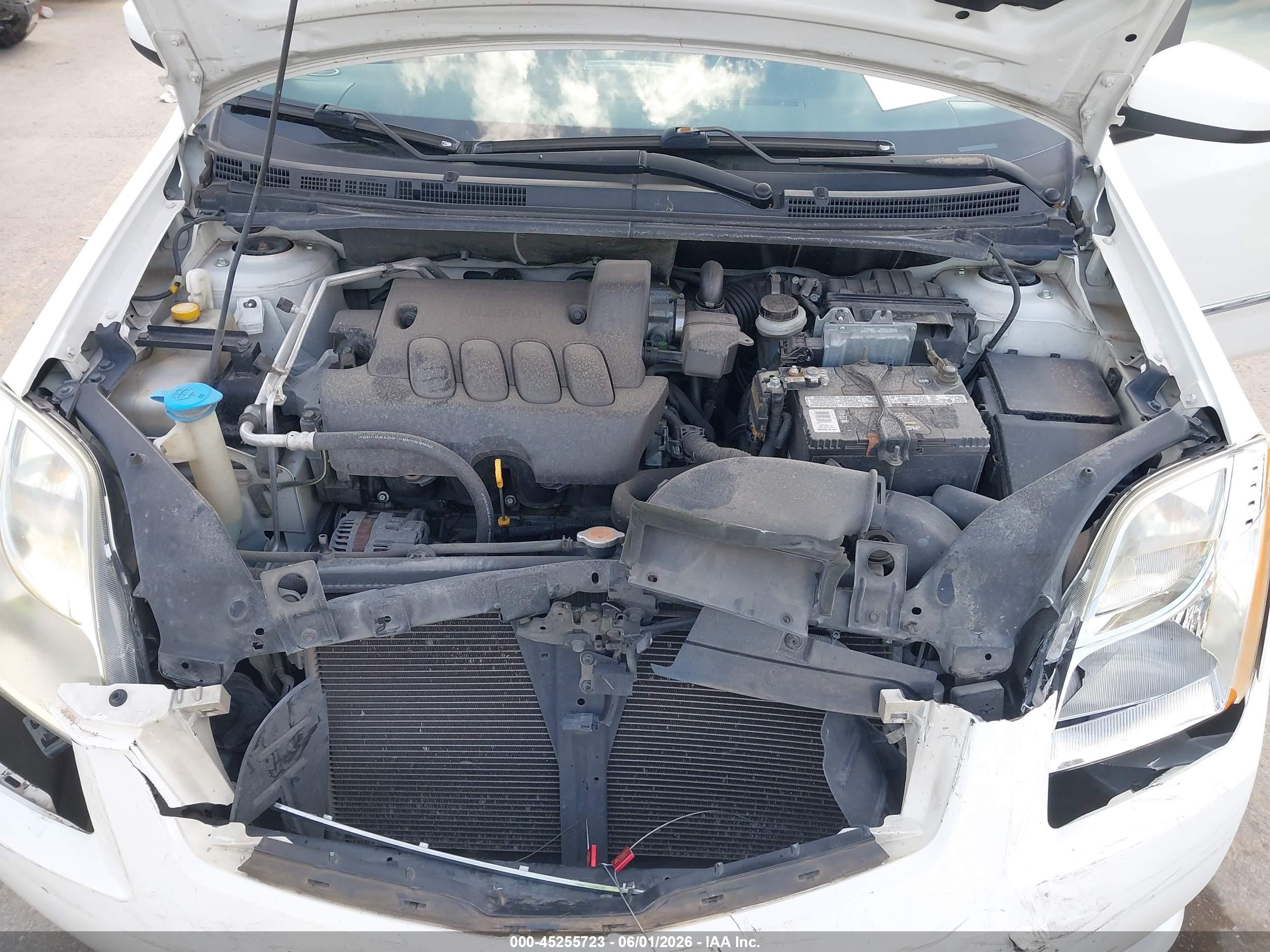 2010 Nissan Sentra 2.0s White vin: 3N1AB6AP6AL630335