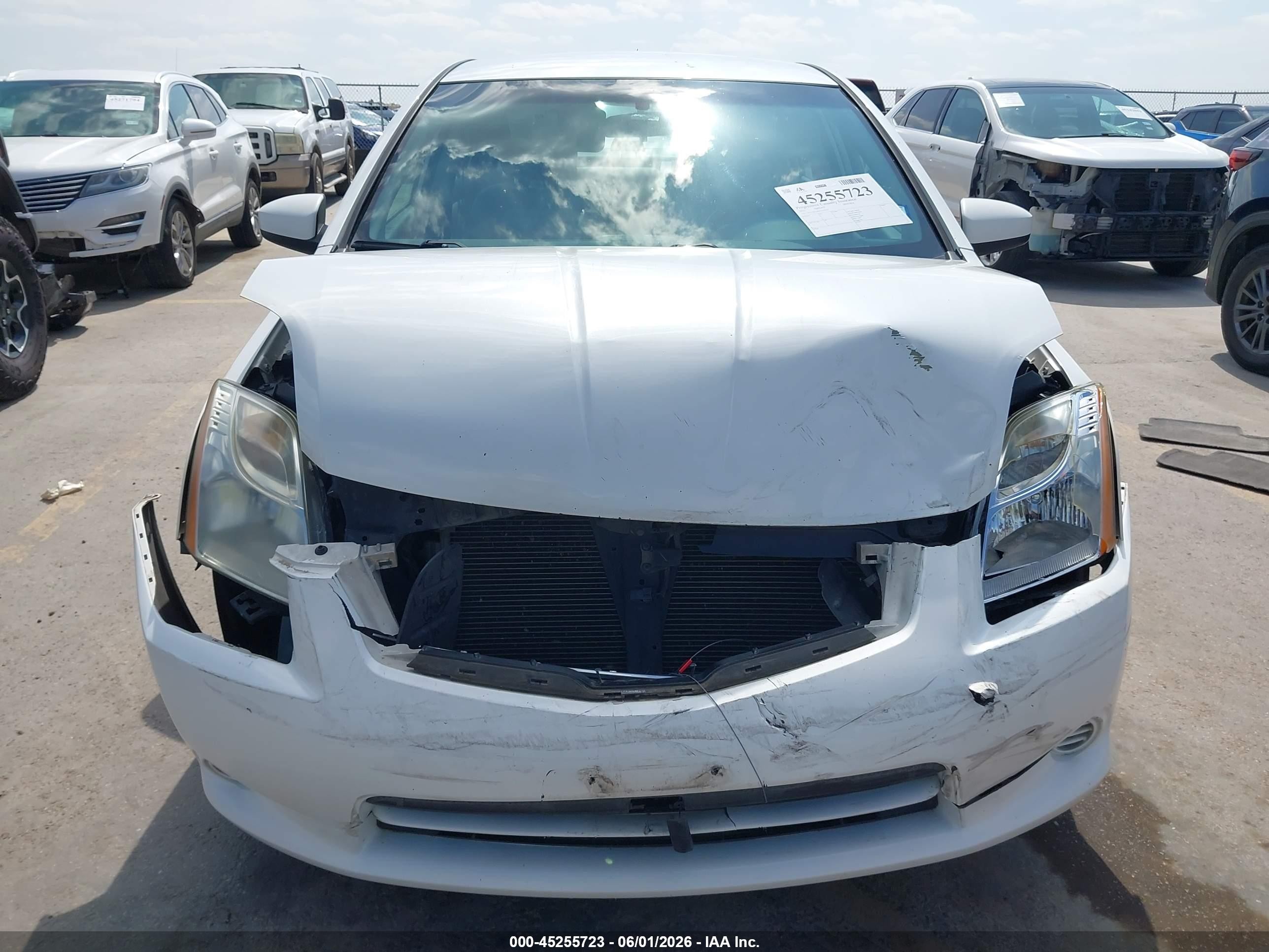 2010 Nissan Sentra 2.0s White vin: 3N1AB6AP6AL630335