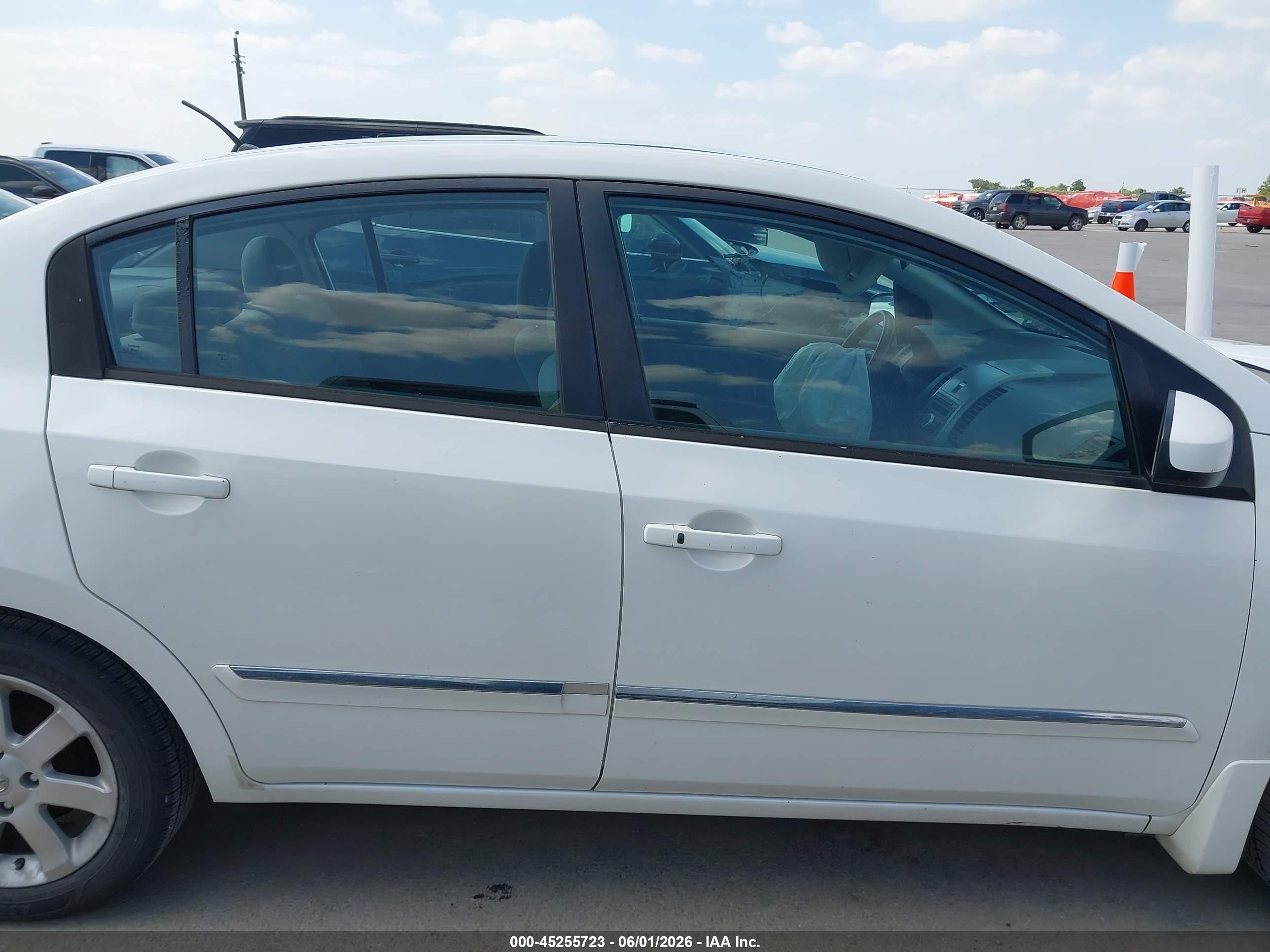 2010 Nissan Sentra 2.0s White vin: 3N1AB6AP6AL630335