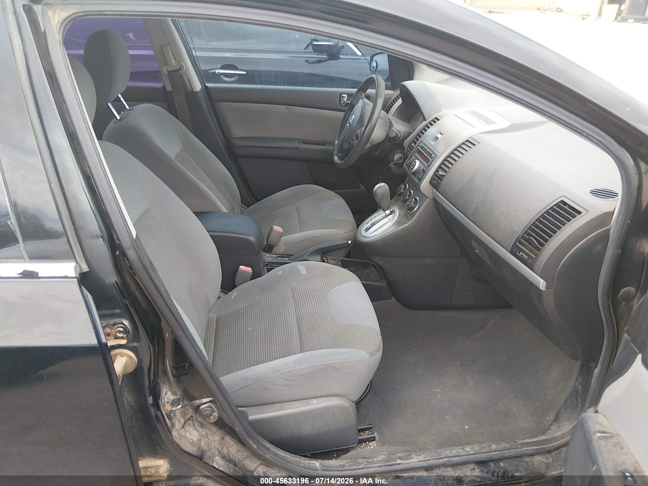 2010 Nissan Sentra 2.0sr Black vin: 3N1AB6AP6AL633140