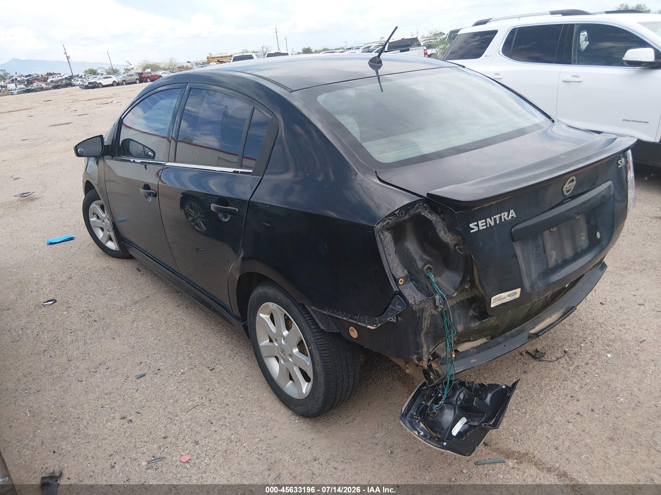 2010 Nissan Sentra 2.0sr Black vin: 3N1AB6AP6AL633140