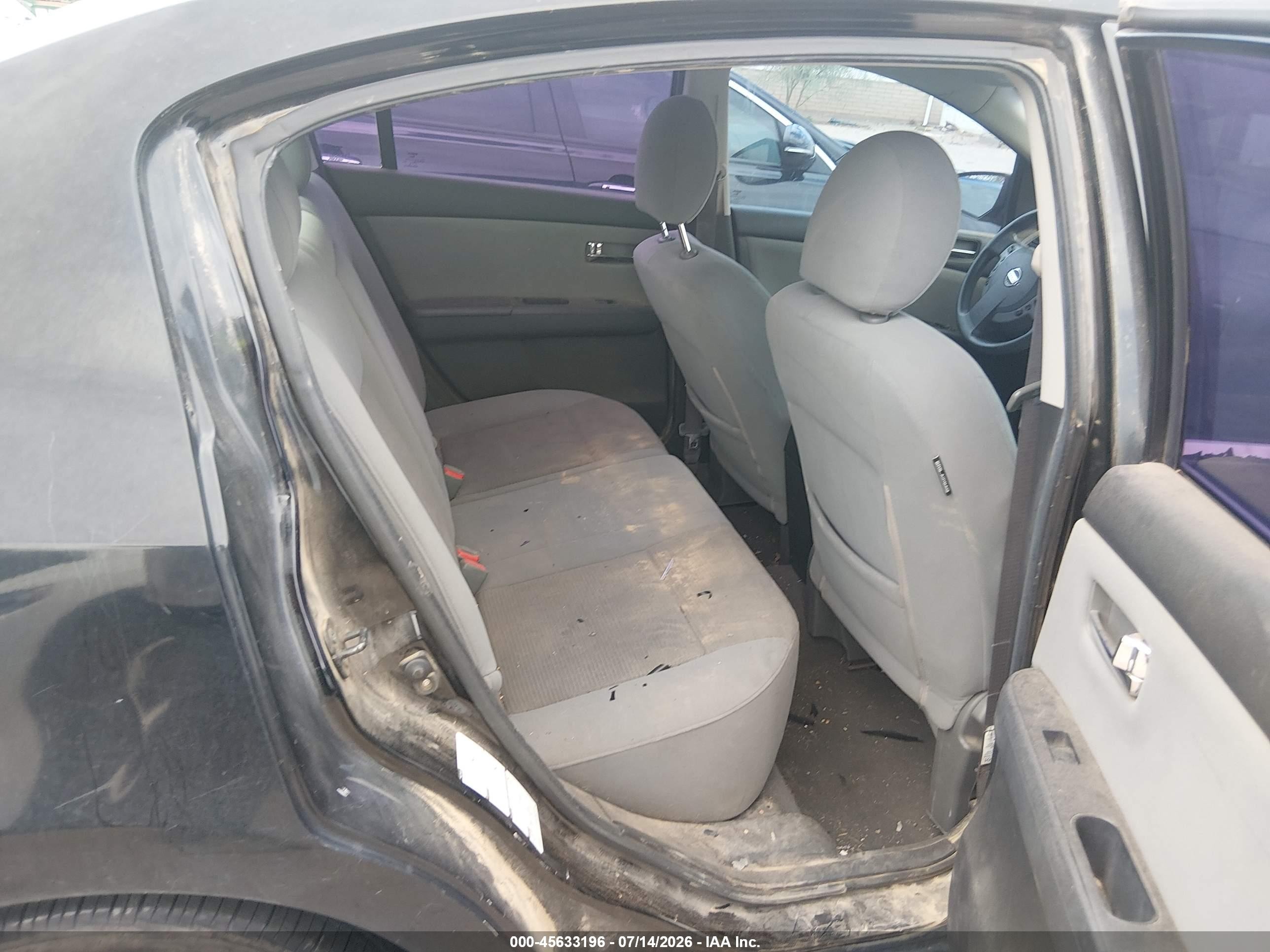 2010 Nissan Sentra 2.0sr Black vin: 3N1AB6AP6AL633140