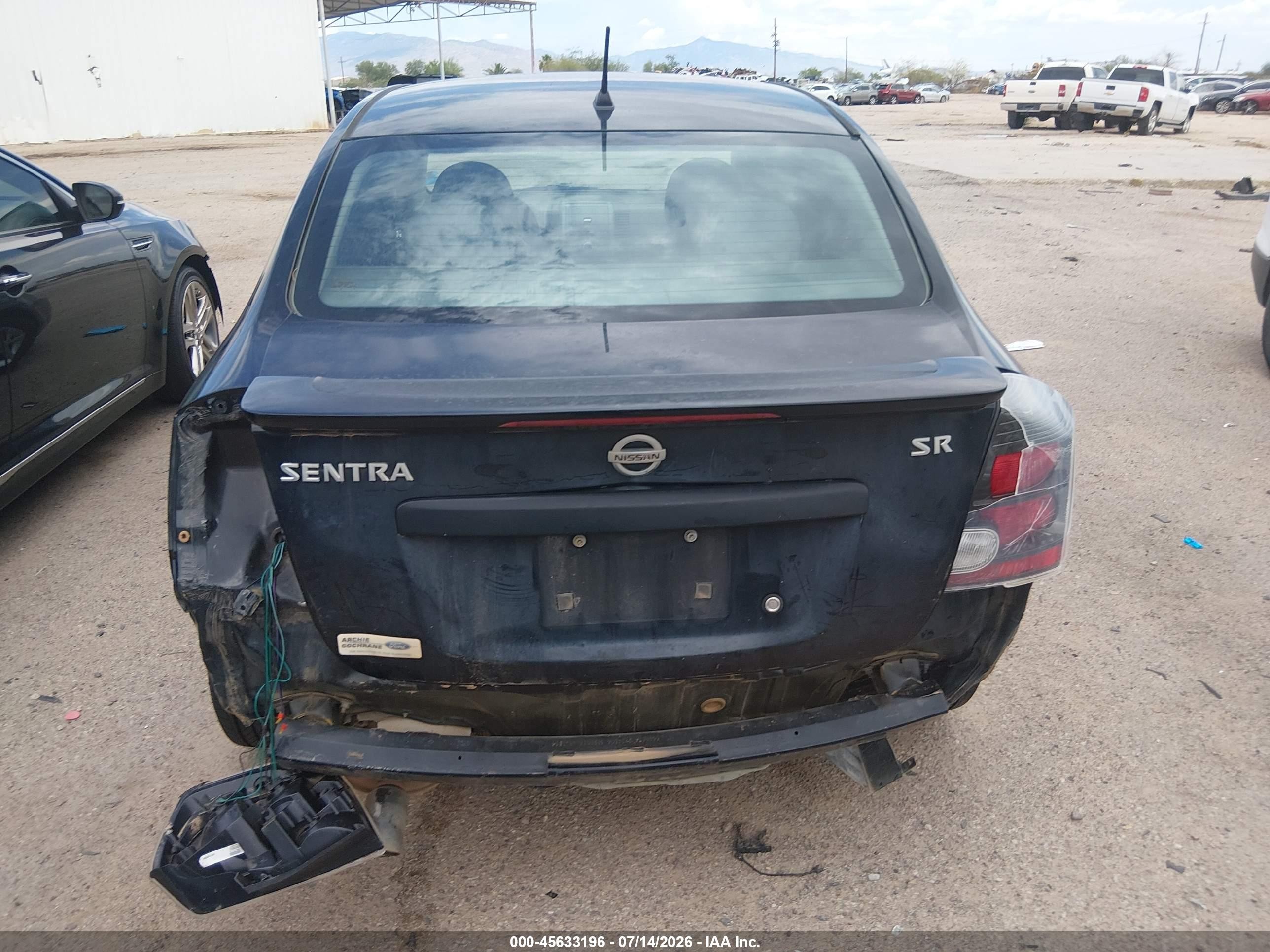 2010 Nissan Sentra 2.0sr Black vin: 3N1AB6AP6AL633140
