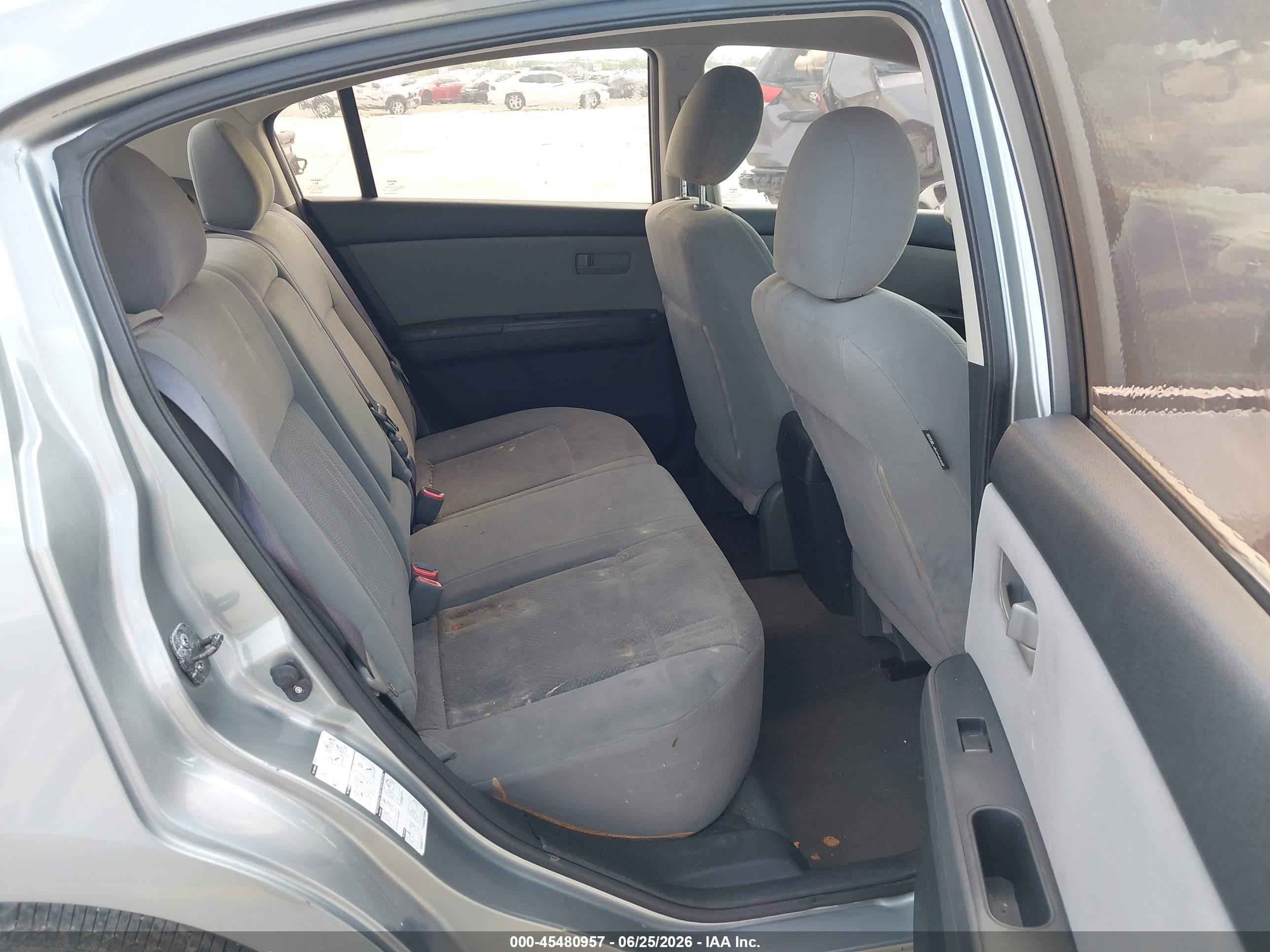 2010 Nissan Sentra 2.0 Silver vin: 3N1AB6AP6AL638760