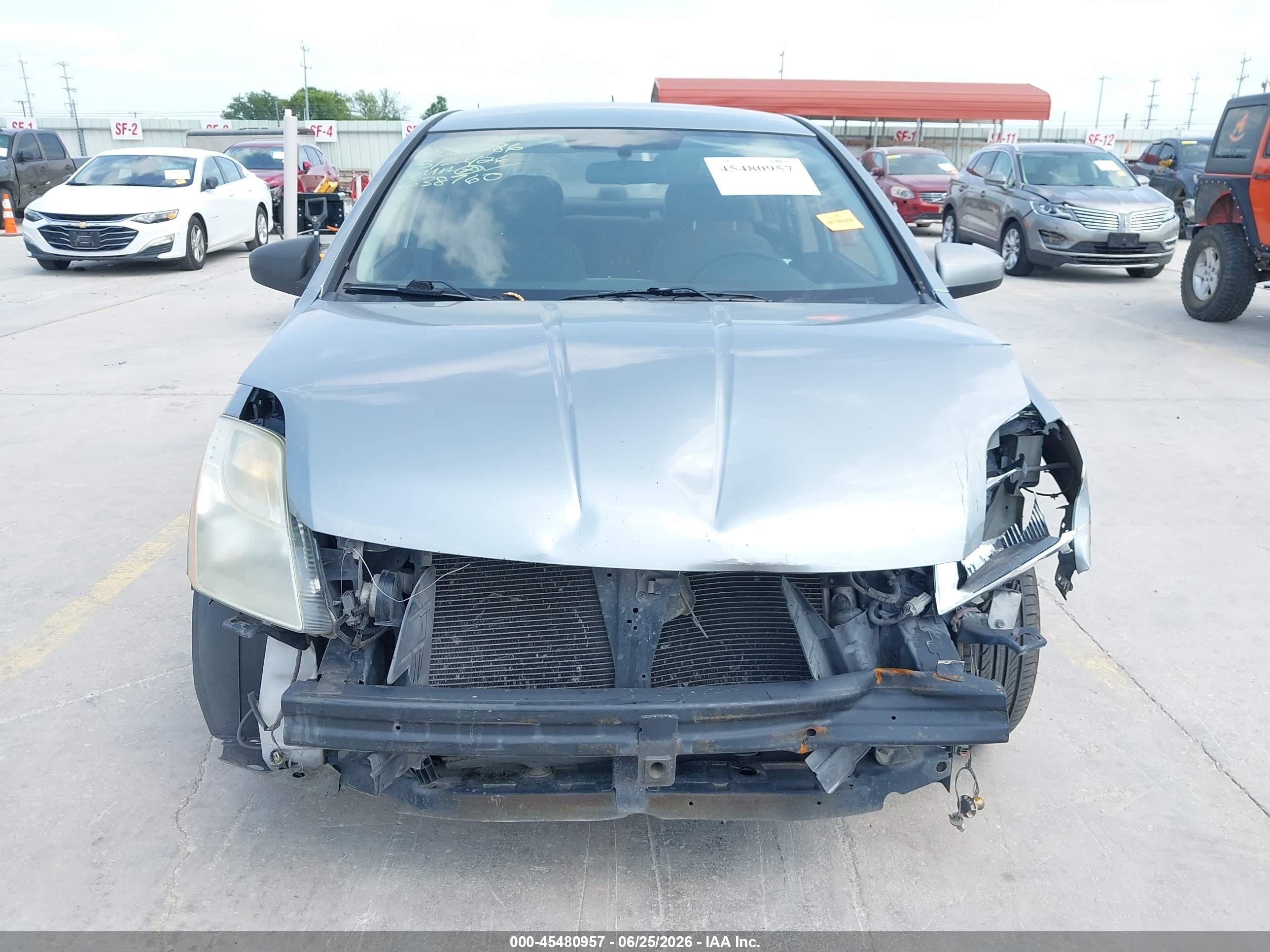 2010 Nissan Sentra 2.0 Silver vin: 3N1AB6AP6AL638760