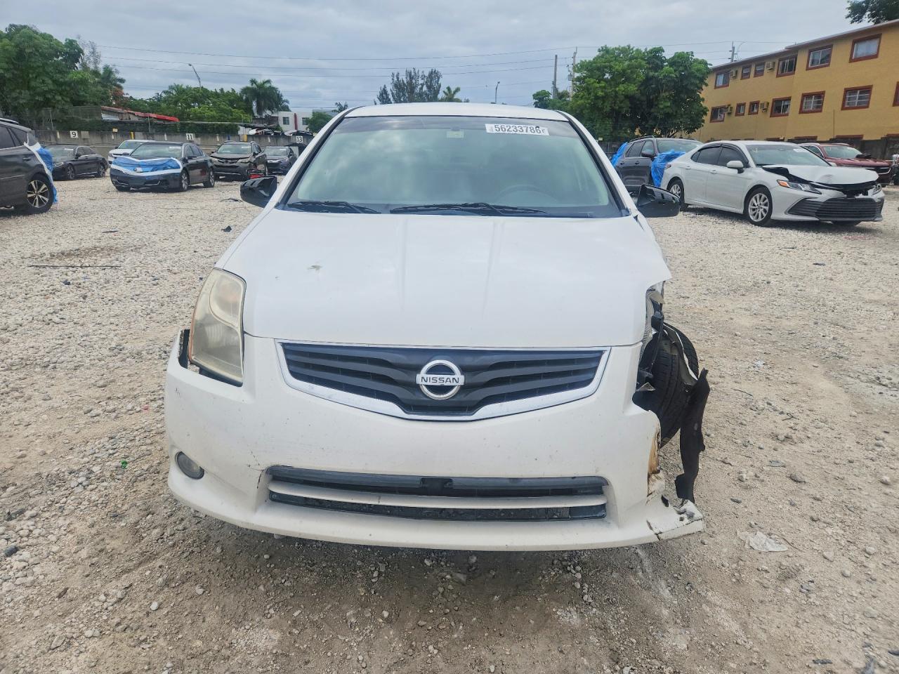 2010 Nissan Sentra 2.0 Белый vin: 3N1AB6AP6AL643456