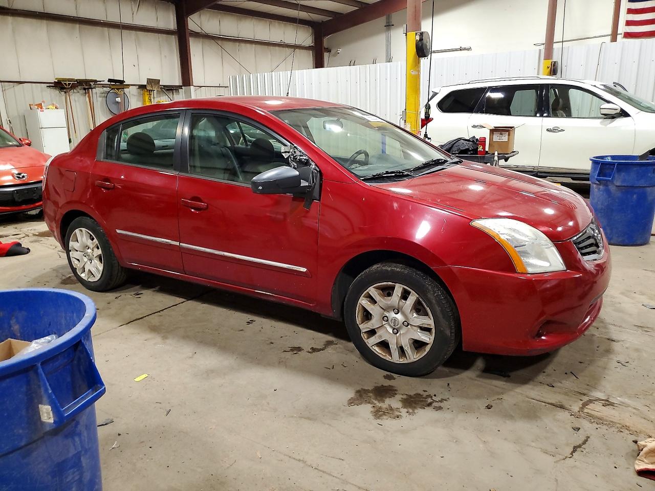 2010 Nissan Sentra 2.0 Red vin: 3N1AB6AP6AL672505