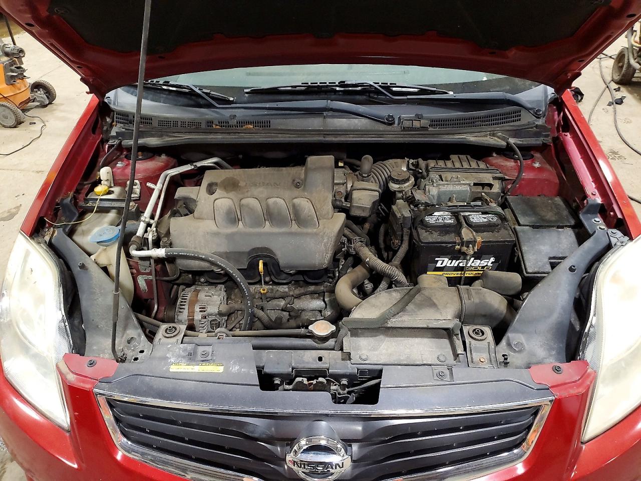 2010 Nissan Sentra 2.0 Red vin: 3N1AB6AP6AL672505