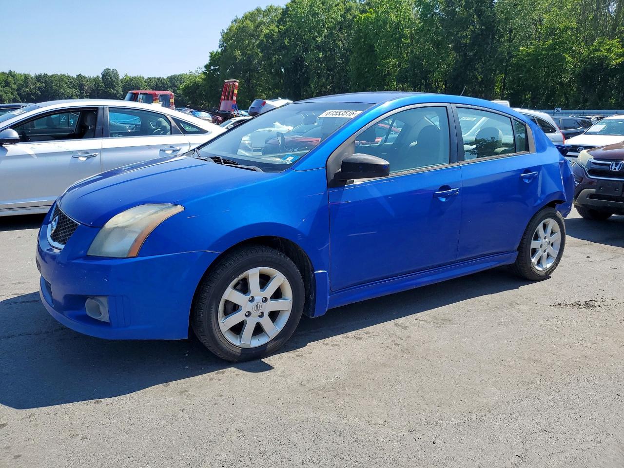 2010 Nissan Sentra 2.0 Blue vin: 3N1AB6AP6AL672763