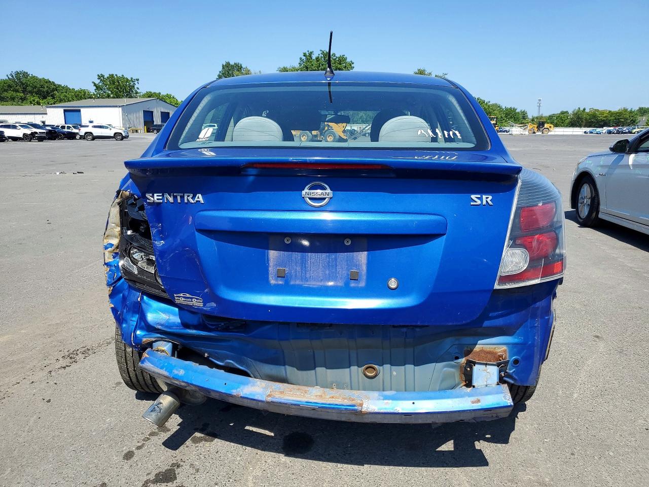 2010 Nissan Sentra 2.0 Blue vin: 3N1AB6AP6AL672763