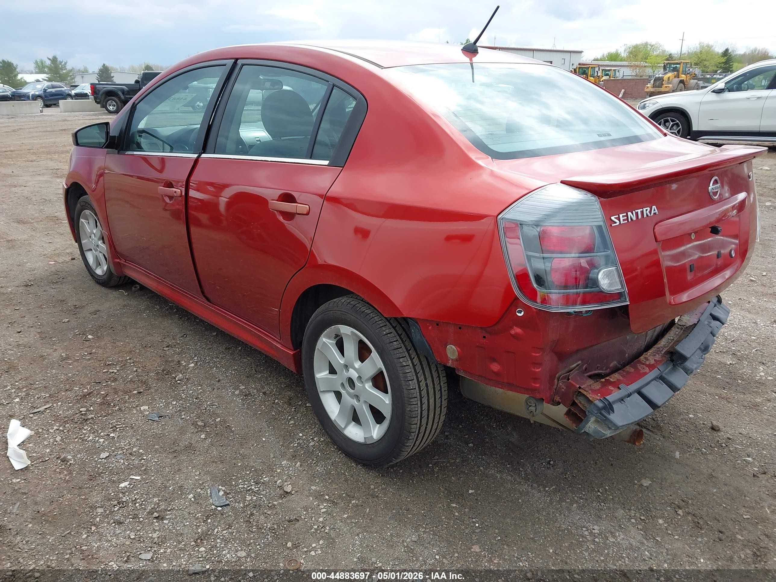 2010 Nissan Sentra 2.0sr Burgundy vin: 3N1AB6AP6AL703753