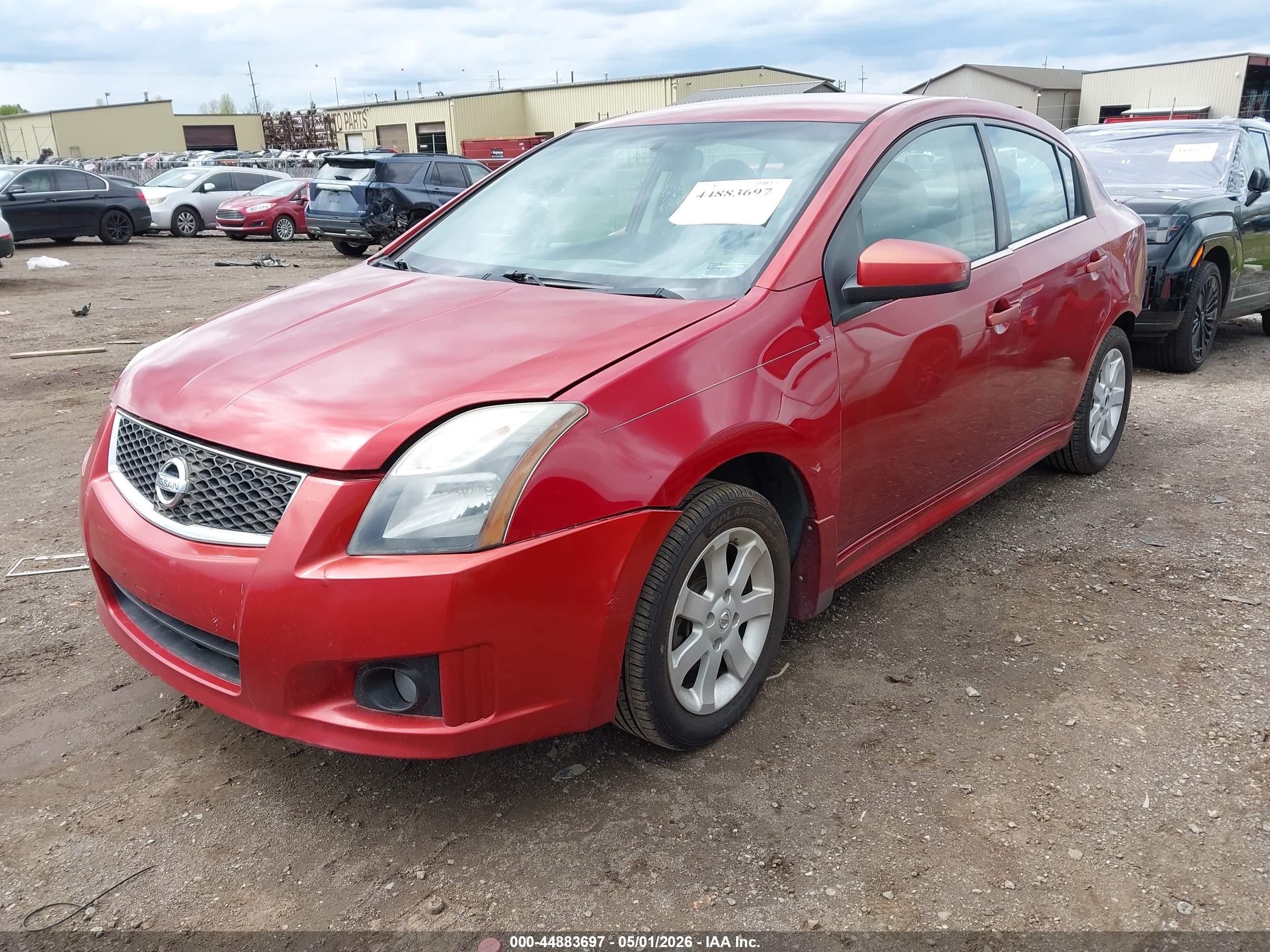 2010 Nissan Sentra 2.0sr Burgundy vin: 3N1AB6AP6AL703753
