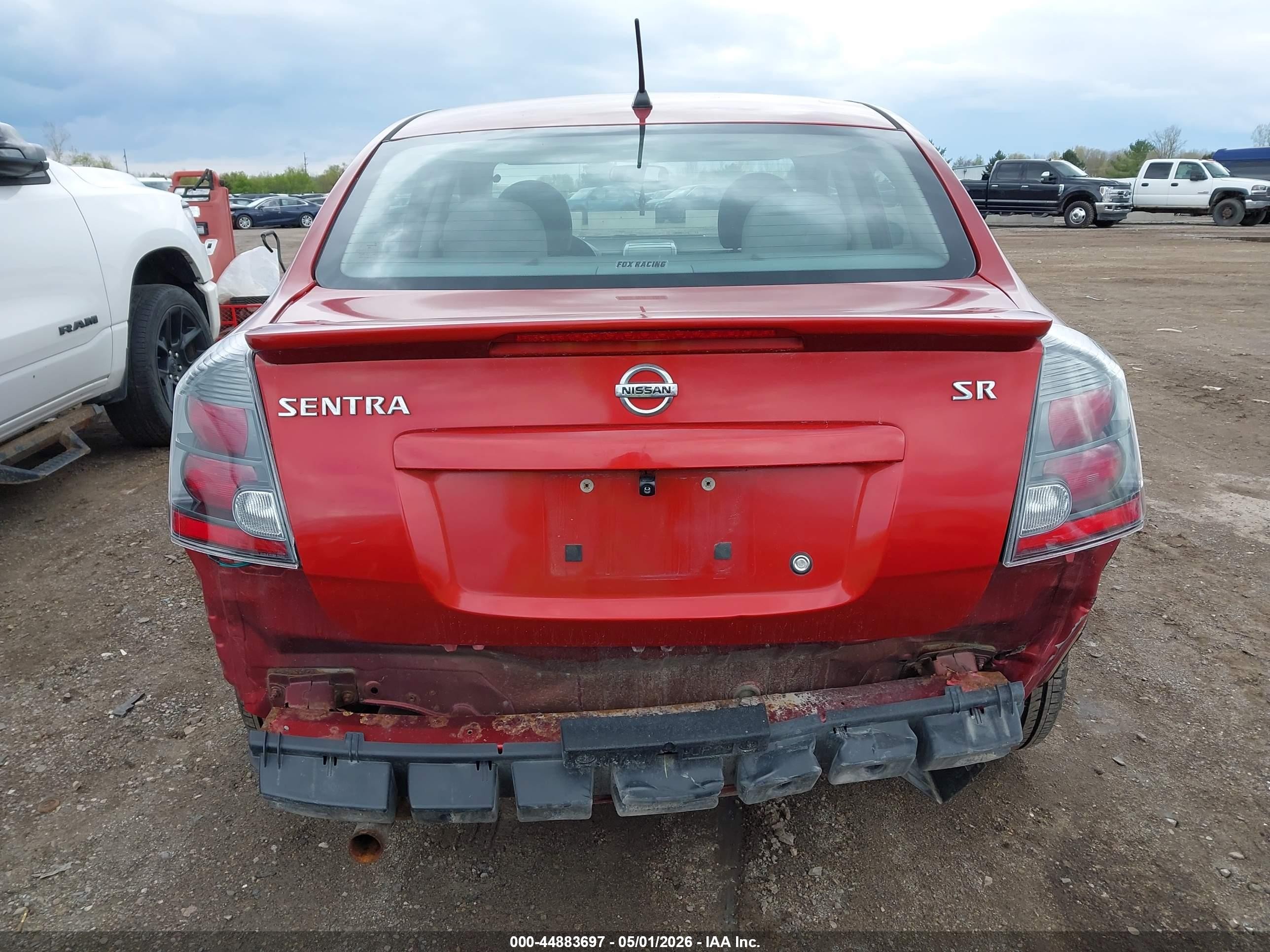 2010 Nissan Sentra 2.0sr Burgundy vin: 3N1AB6AP6AL703753