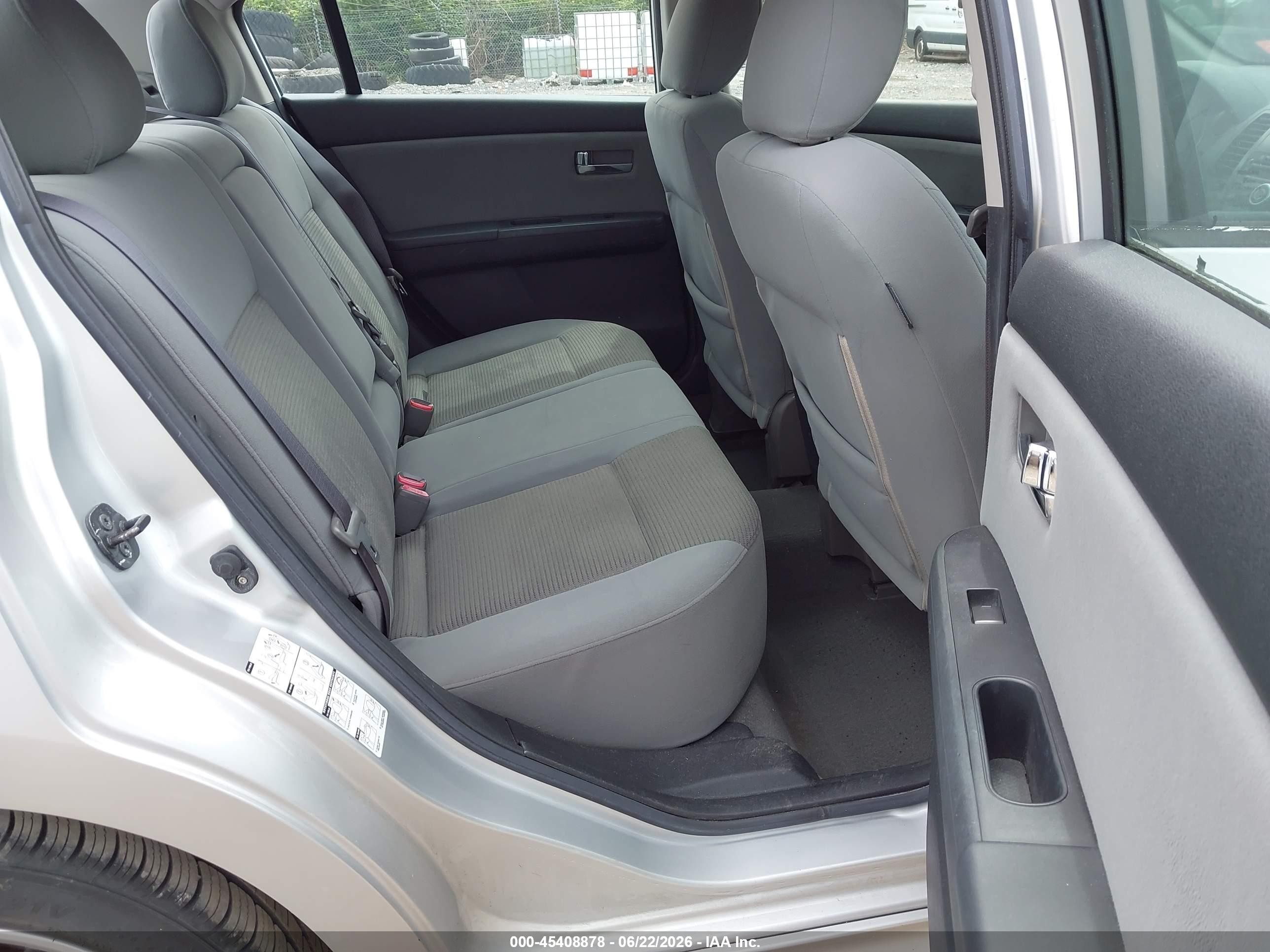 2010 Nissan Sentra 2.0sr Silver vin: 3N1AB6AP6AL716227