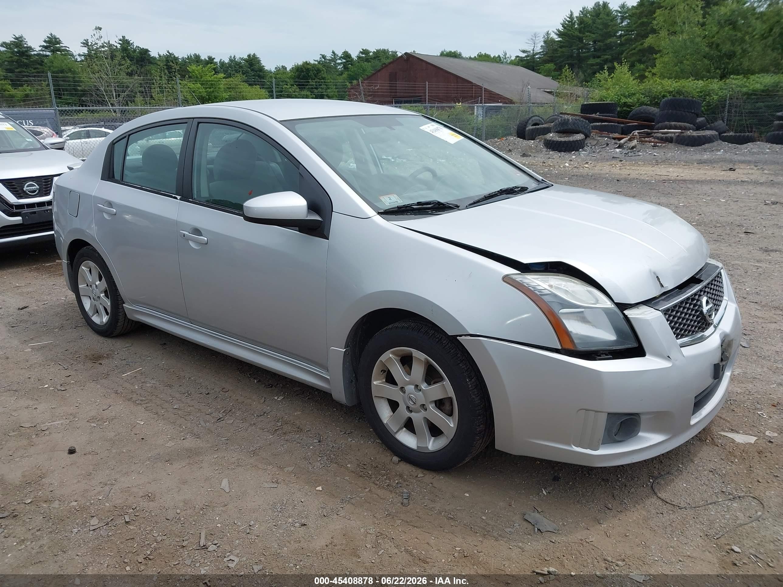2010 Nissan Sentra 2.0sr Silver vin: 3N1AB6AP6AL716227