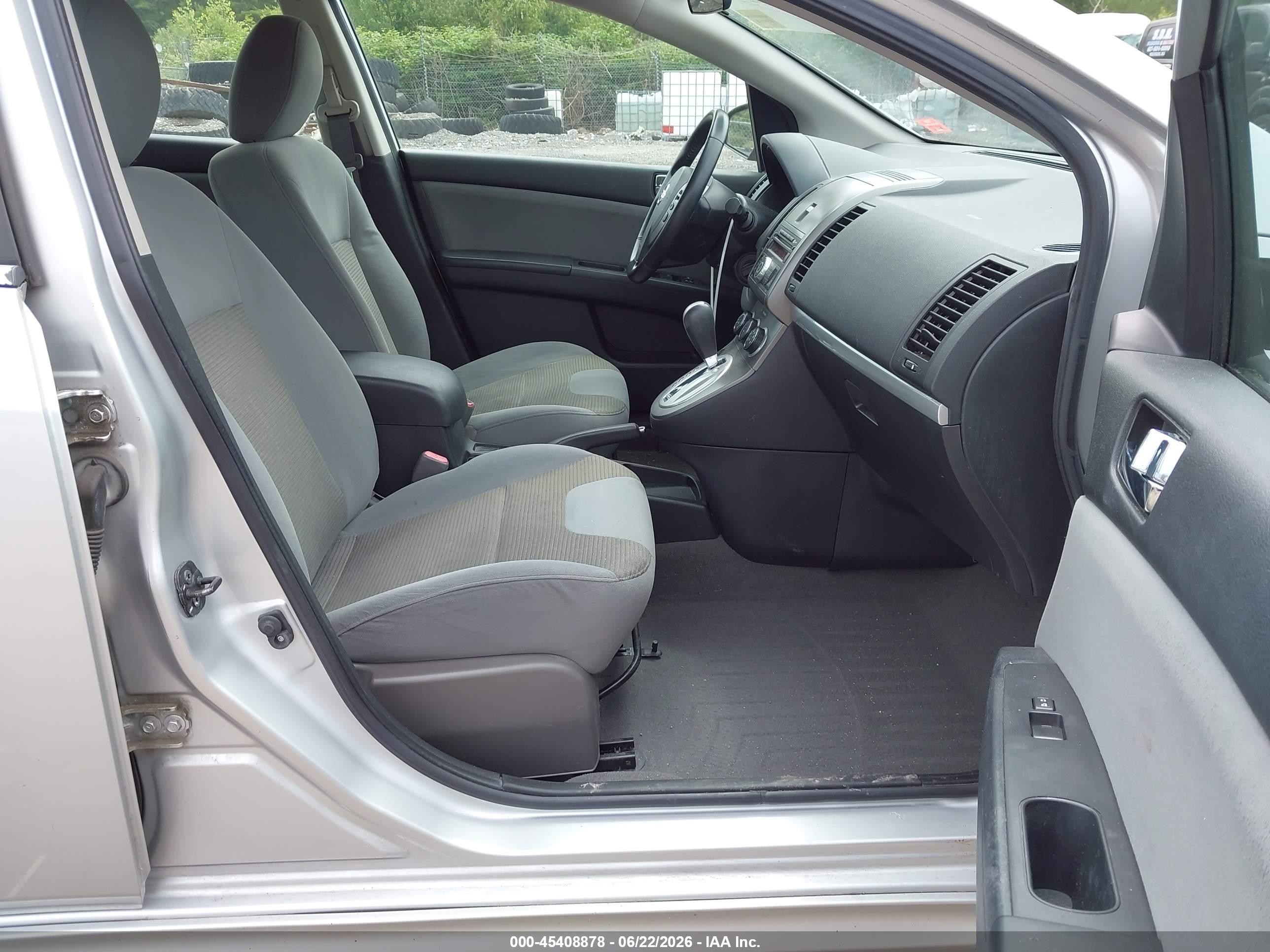 2010 Nissan Sentra 2.0sr Silver vin: 3N1AB6AP6AL716227