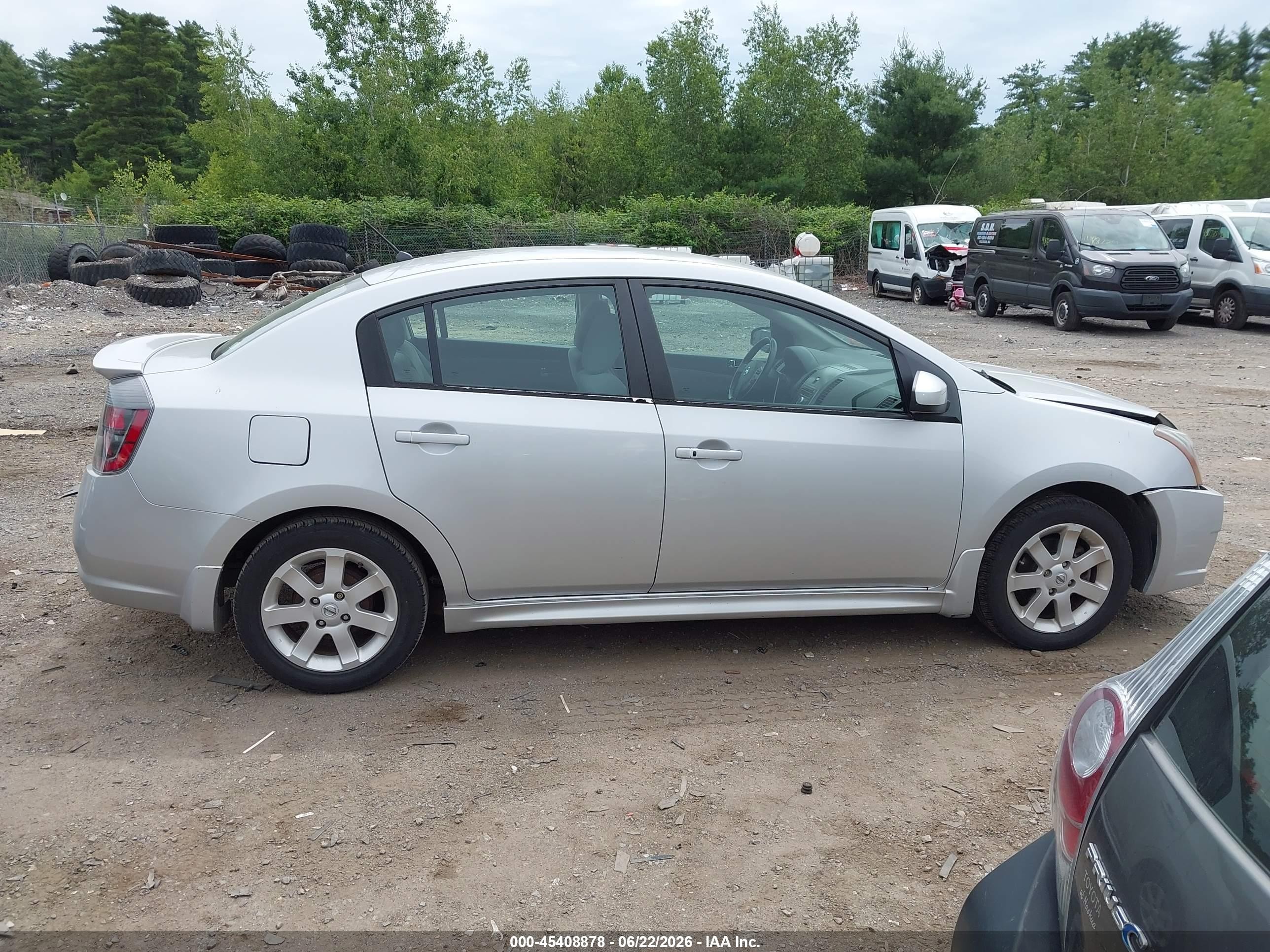 2010 Nissan Sentra 2.0sr Silver vin: 3N1AB6AP6AL716227