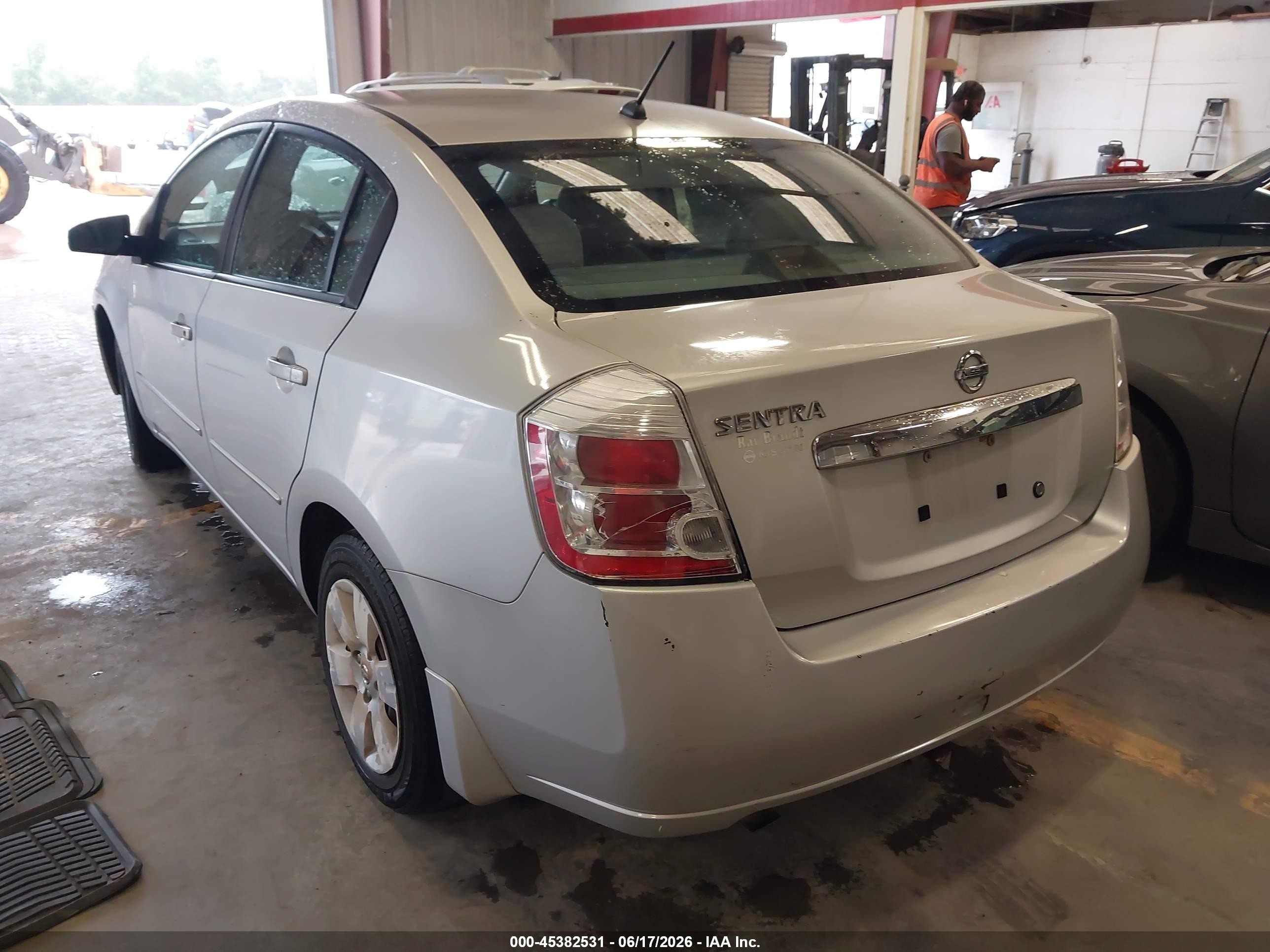 2010 Nissan Sentra 2.0 Gray vin: 3N1AB6AP6AL725235