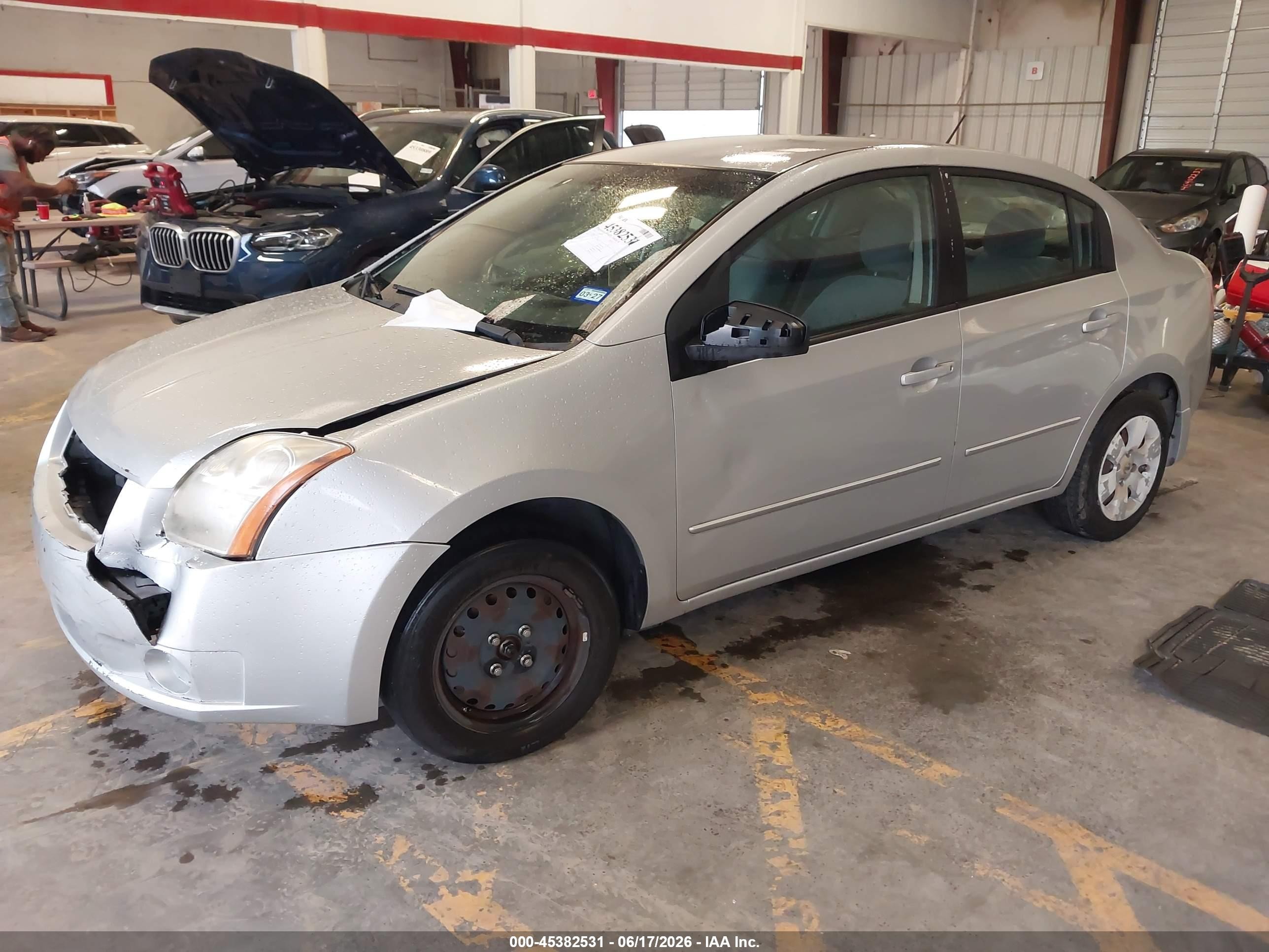 2010 Nissan Sentra 2.0 Gray vin: 3N1AB6AP6AL725235