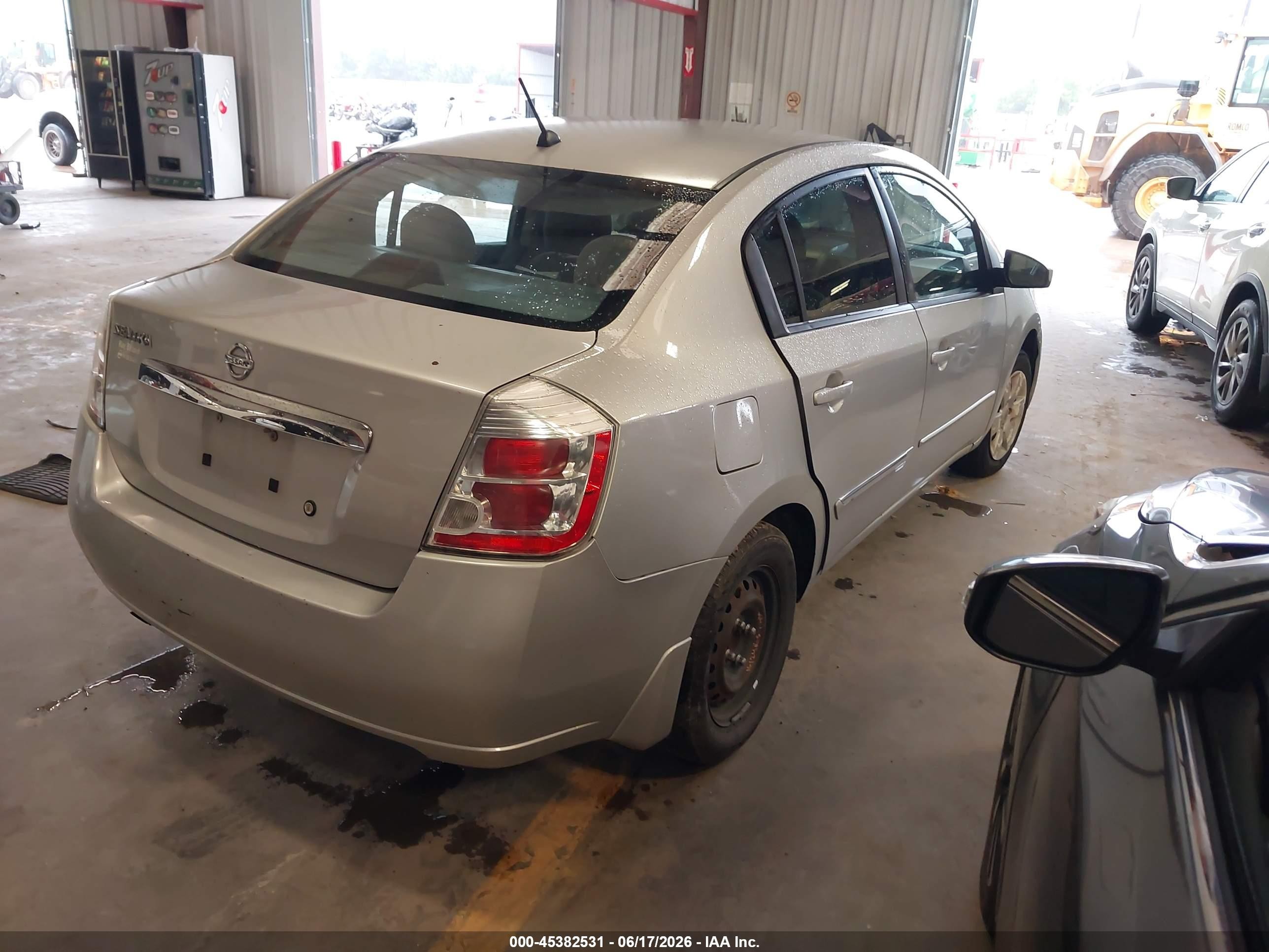 2010 Nissan Sentra 2.0 Gray vin: 3N1AB6AP6AL725235